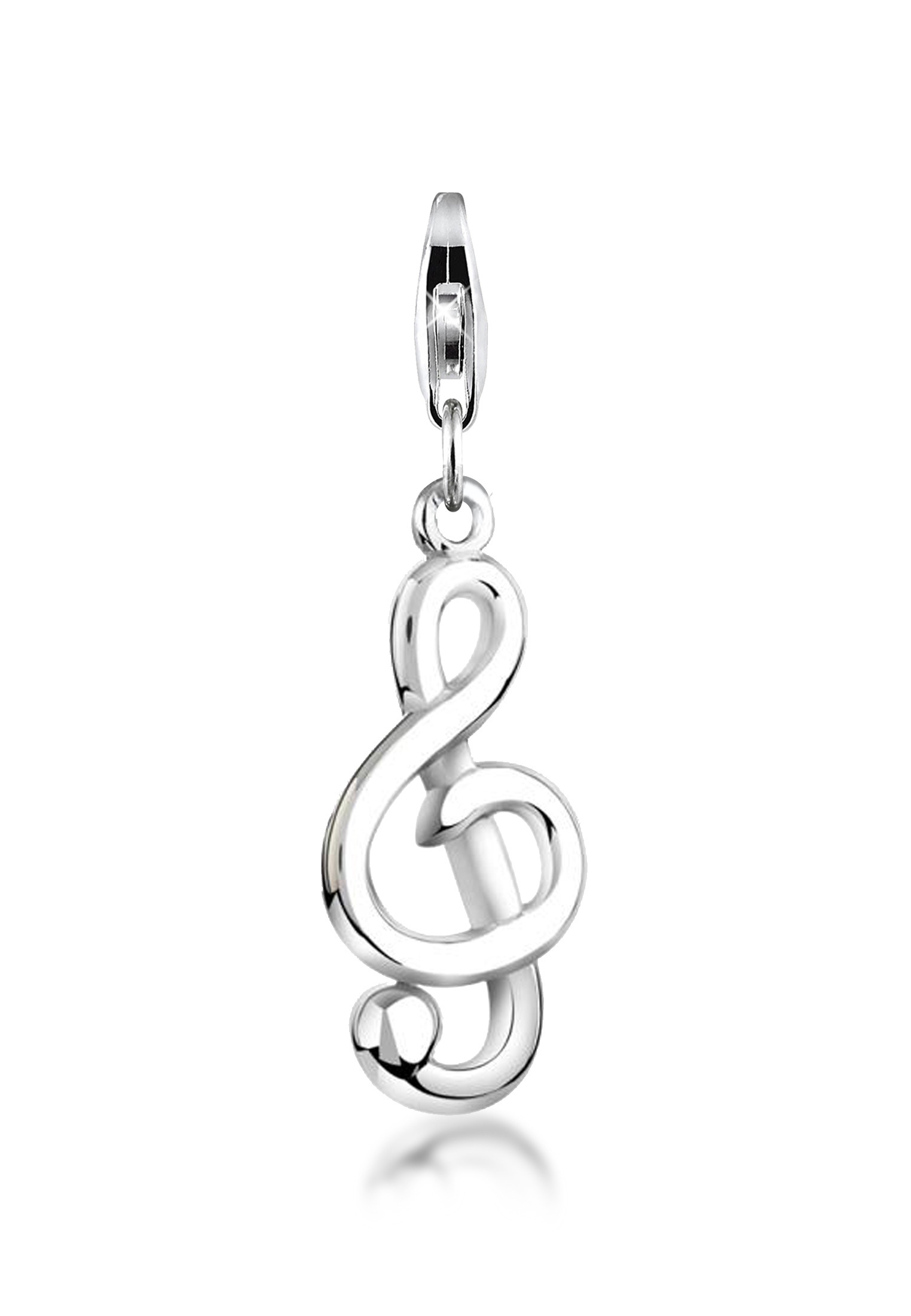 Charm Notenschlüssel | 925er Sterling Silber