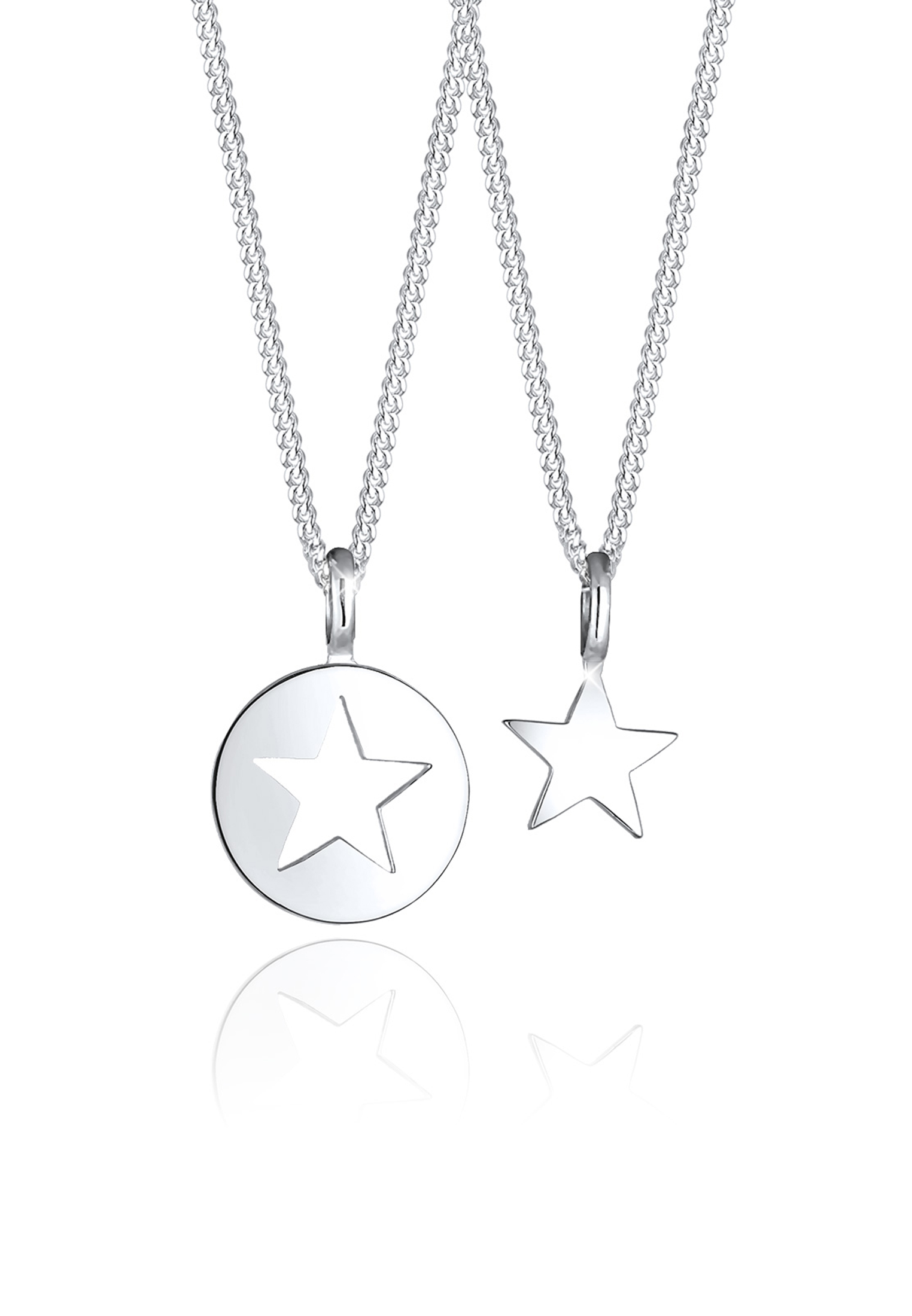 Mutter-Kind-Kettenset | 925er Sterling Silber