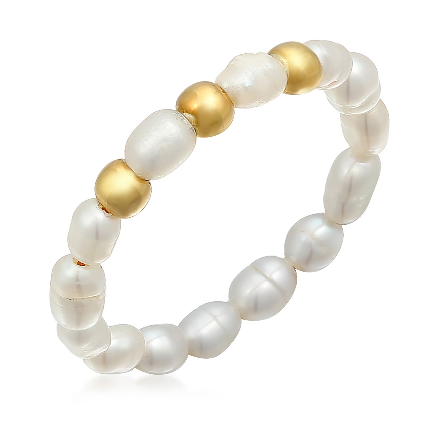 Ring Beads | Süßwasserperle | 925er Sterling Silber