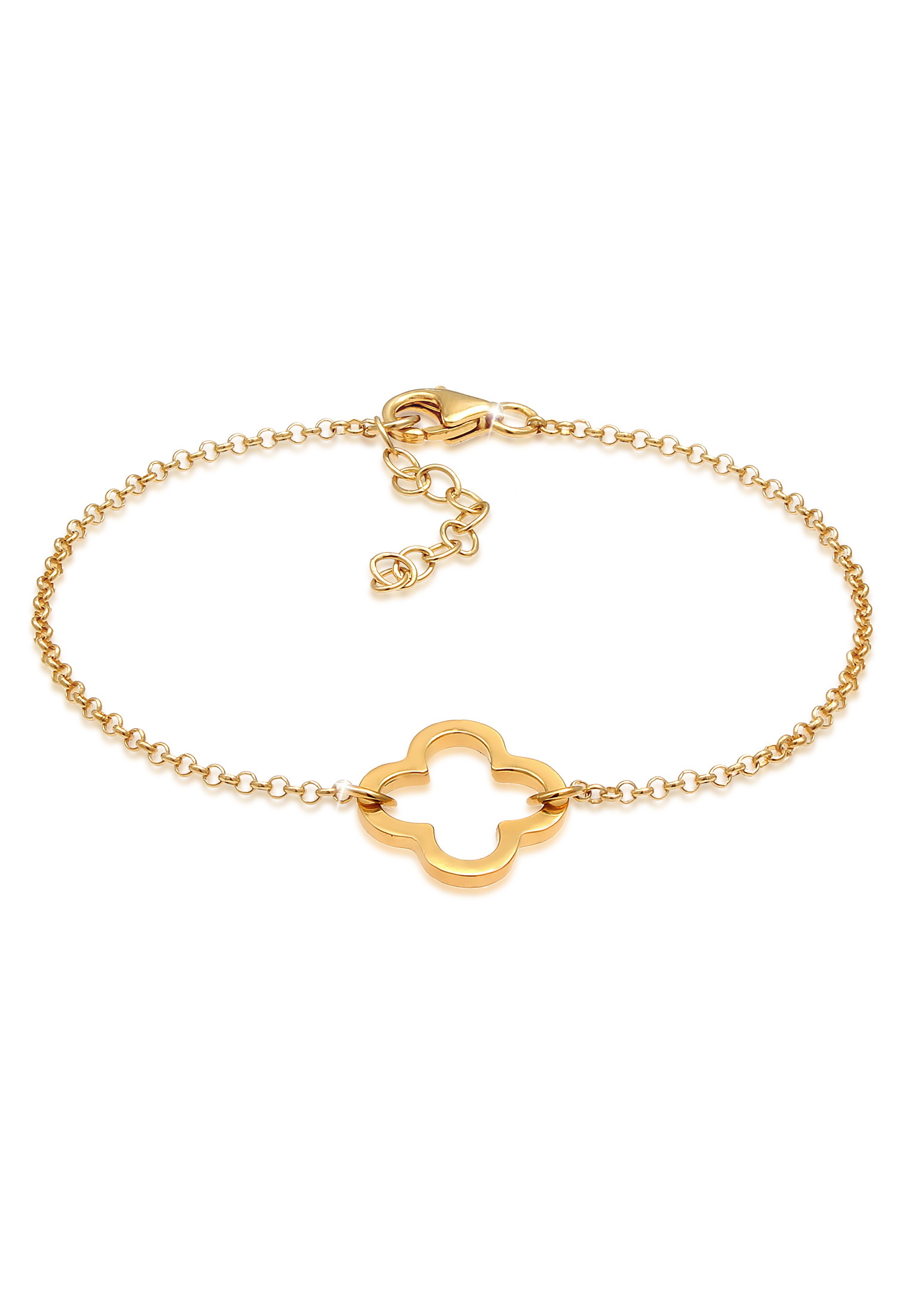 Armband Kleeblatt | 925er Sterling Silber