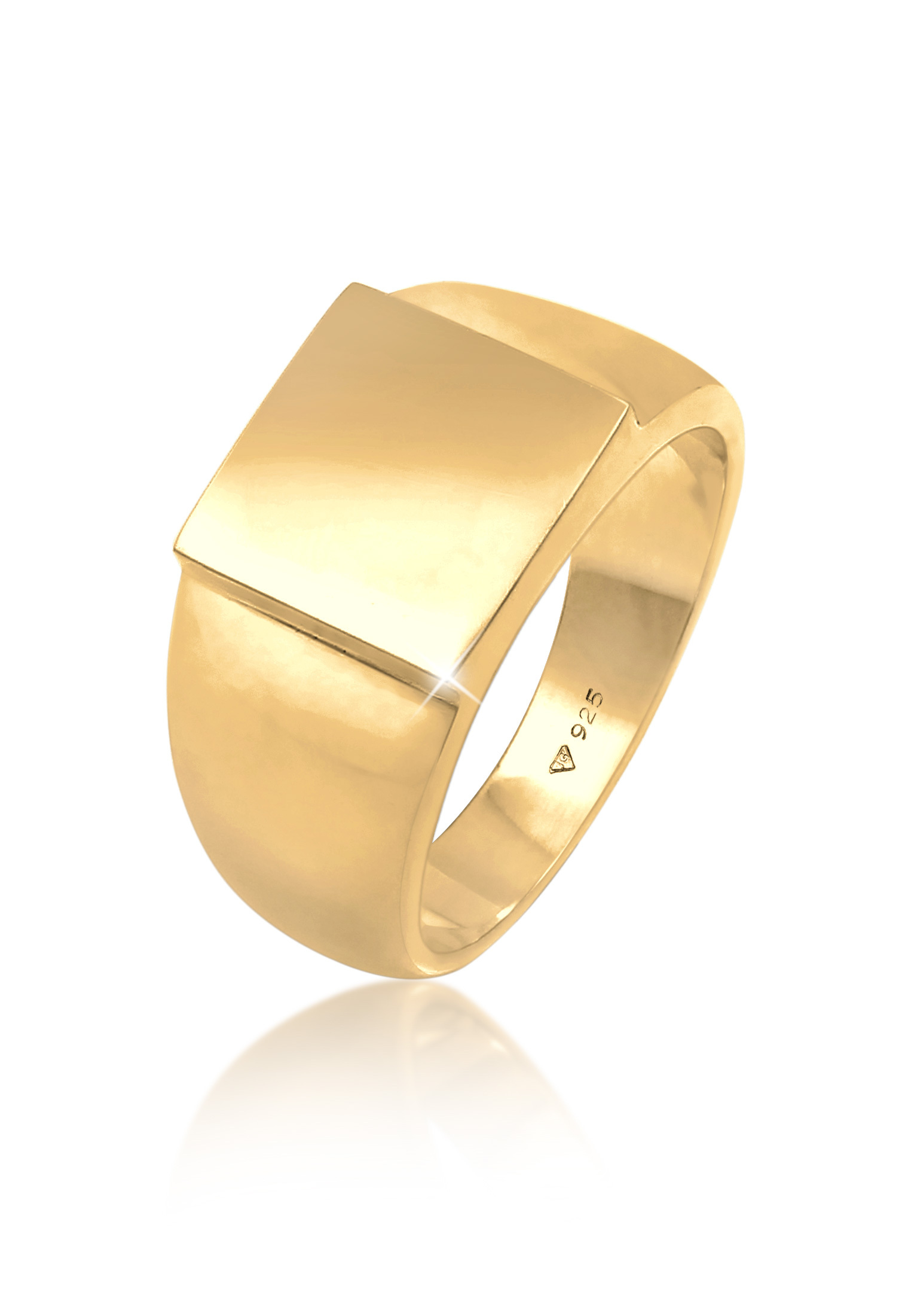 Siegelring Eckig | 925er Sterling Silber