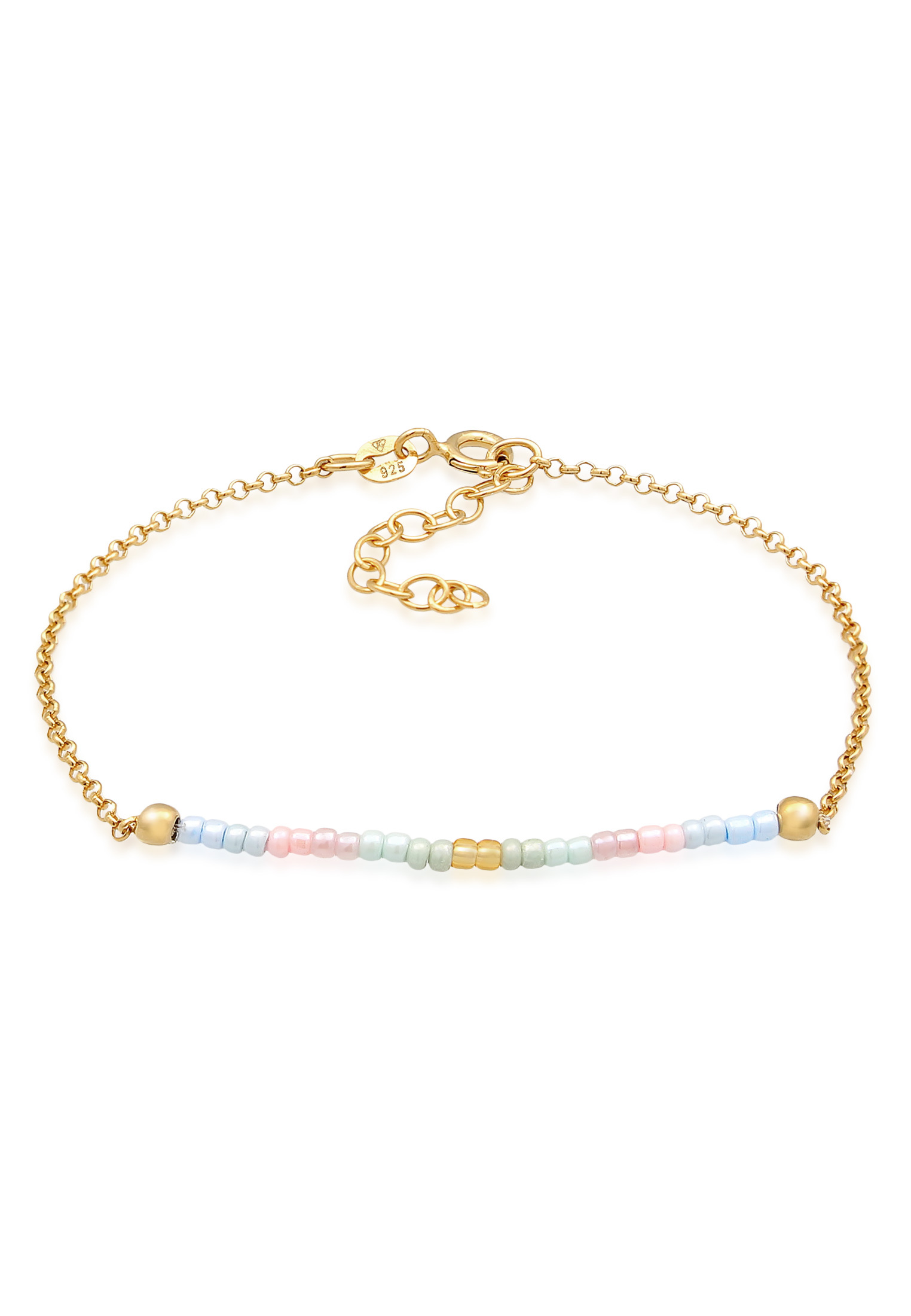 Armband Kugeln Pastell | 925er Sterling Silber