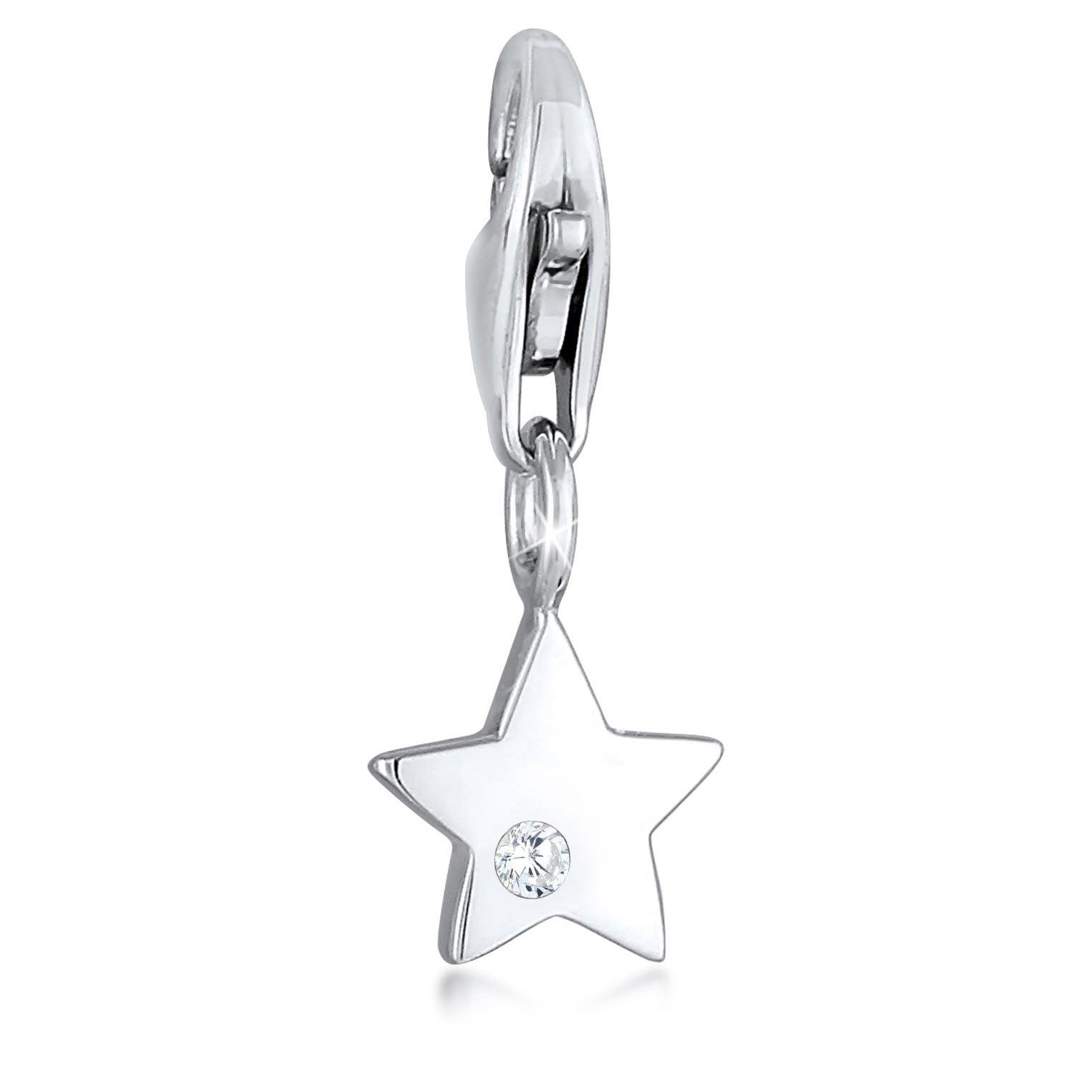 Charm Astro | Zirkonia ( Weiß ) | 925er Sterling Silber