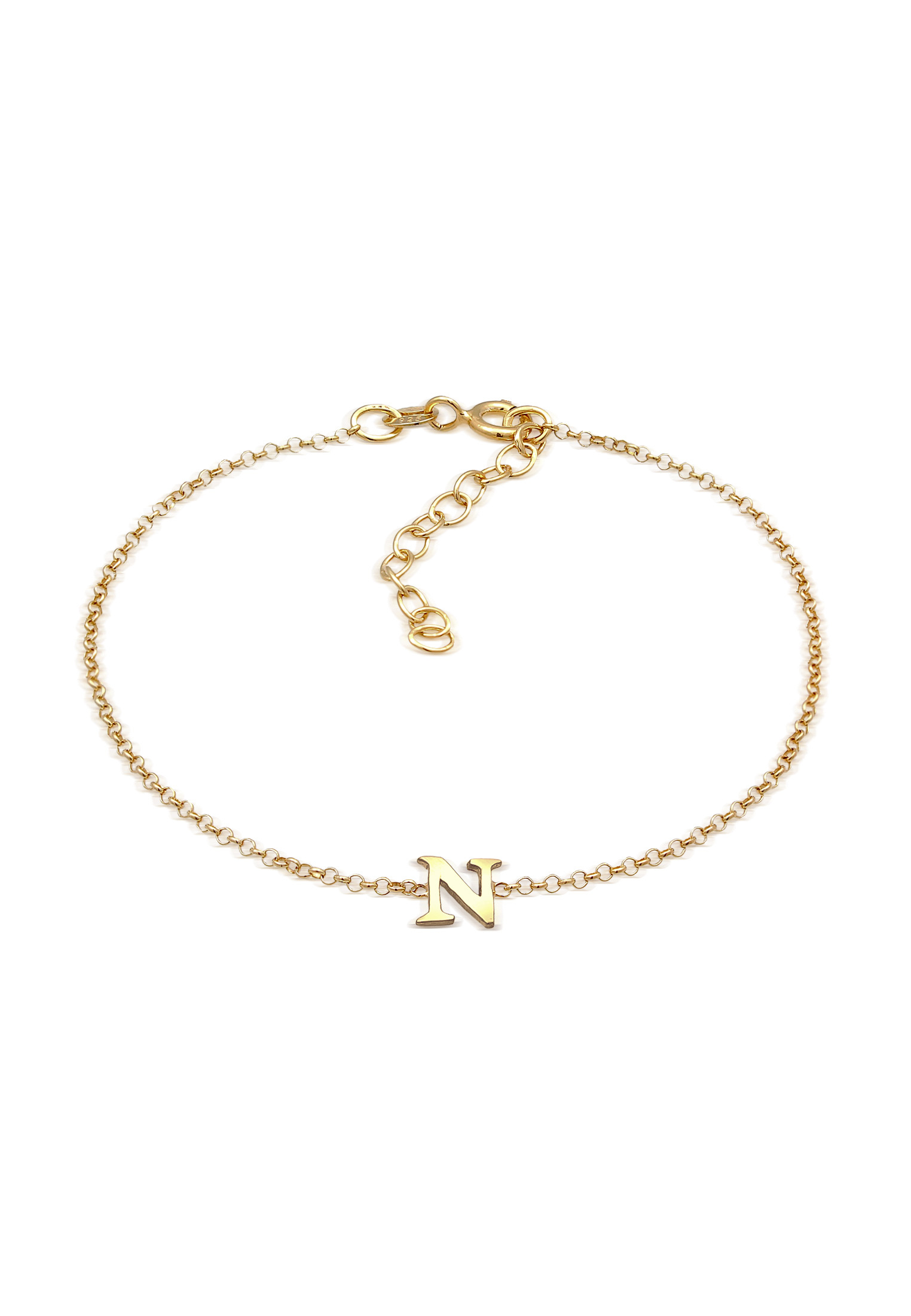 Armband Buchstabe N | 925er Sterling Silber