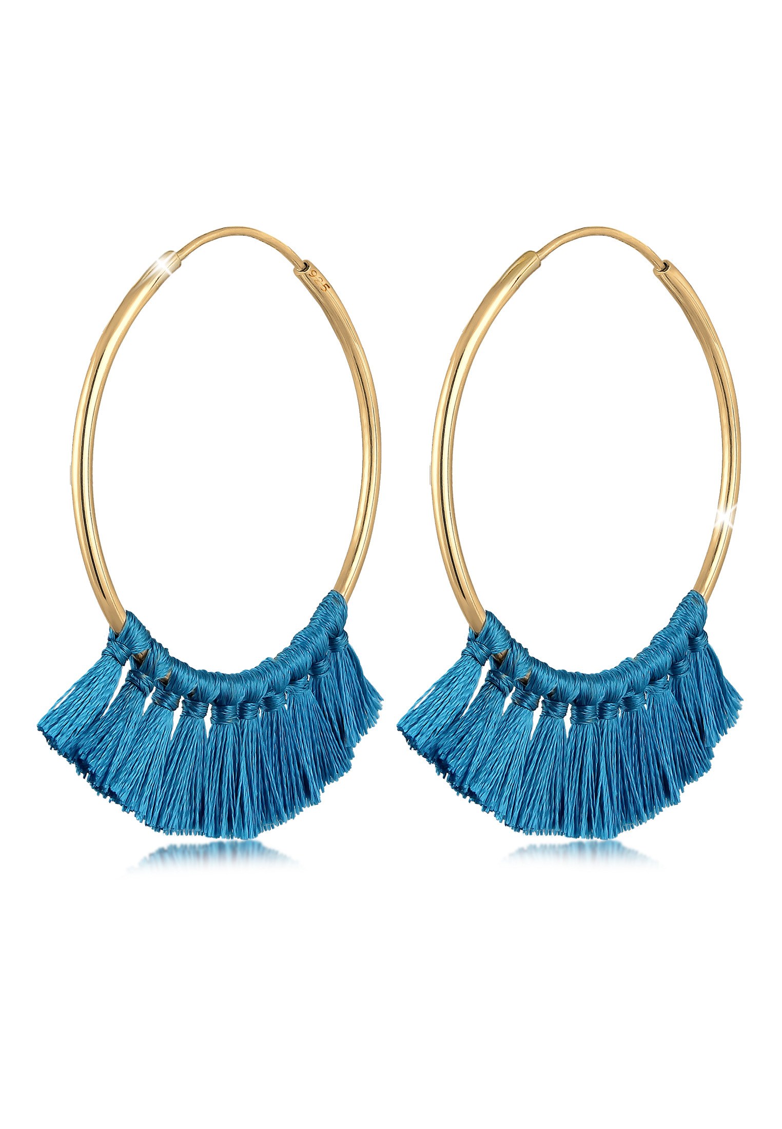 Creole | 925 Sterling Silber vergoldet