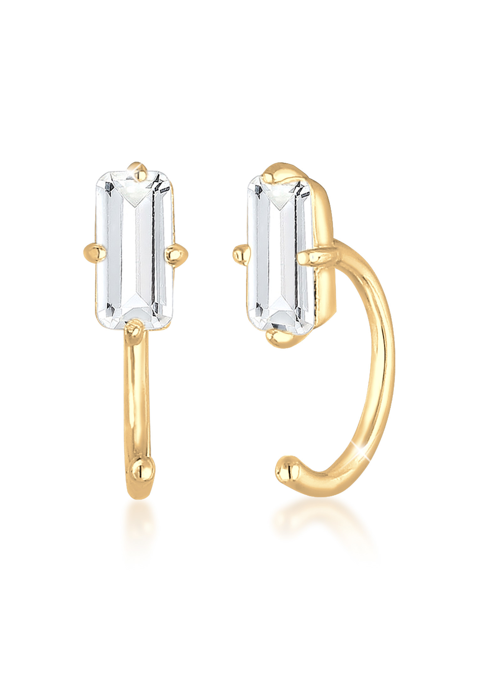 Ohrhänger | Topas ( Weiß ) | 925er Sterling Silber