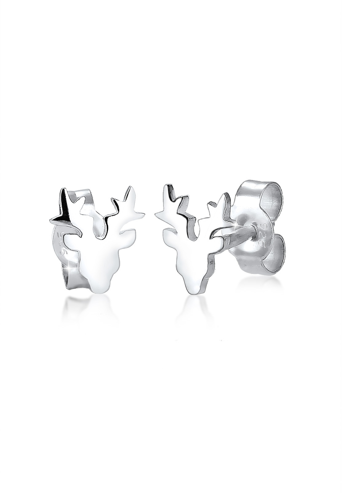 Ohrstecker Hirsch | 925er Sterling Silber