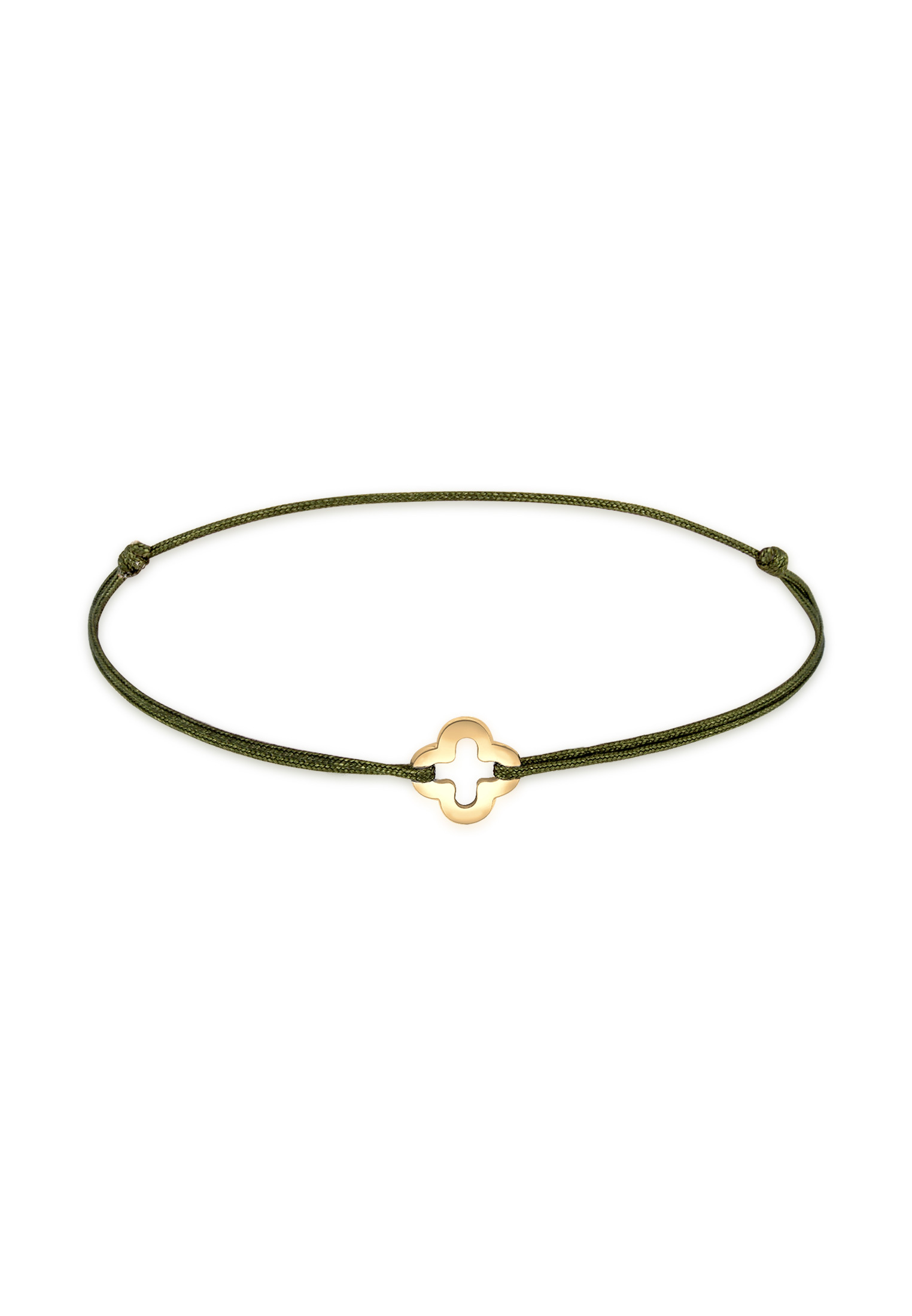Armband Kleeblatt | 925 Sterling Silber vergoldet