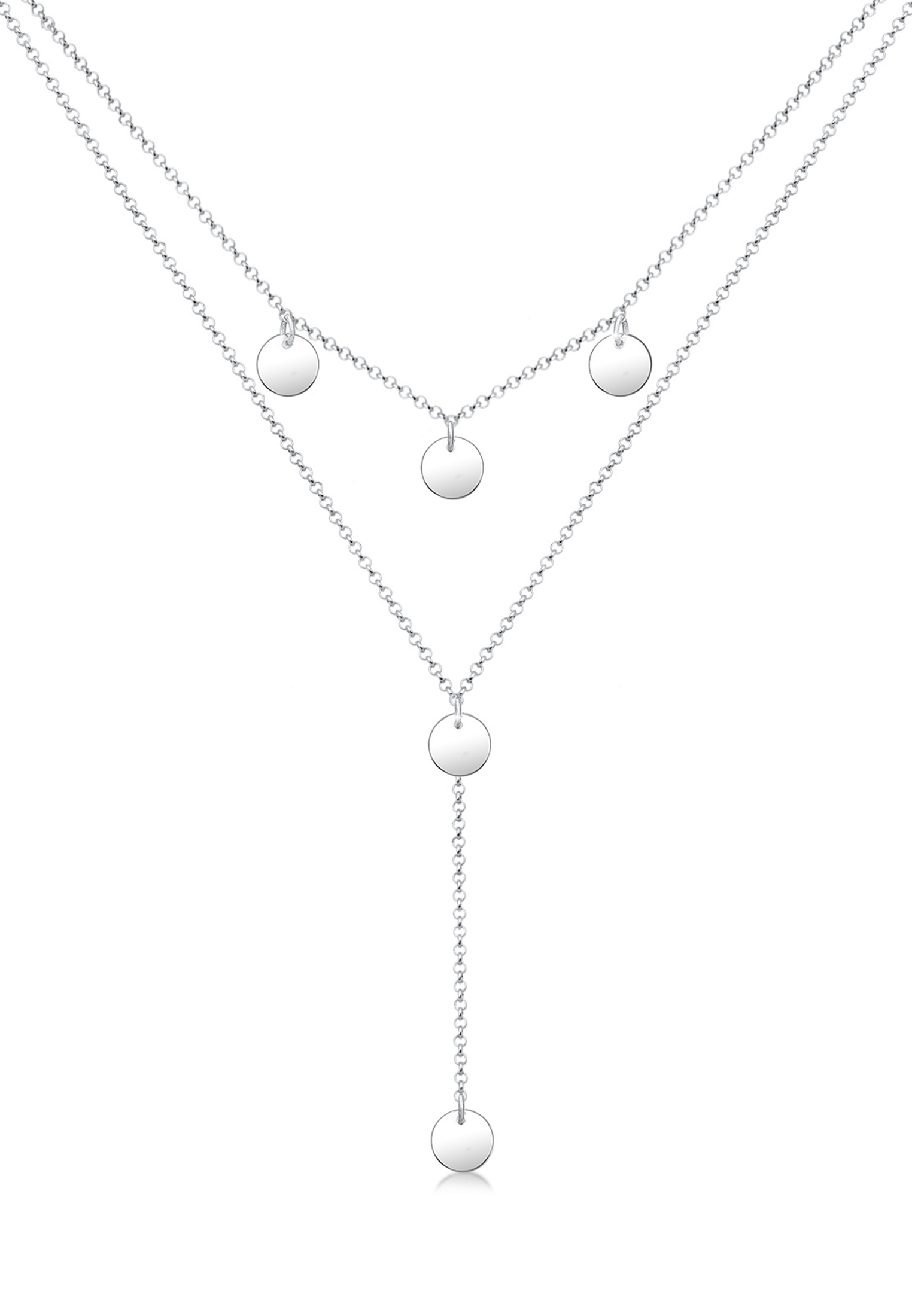 Y-Halskette Geo | 925er Sterling Silber
