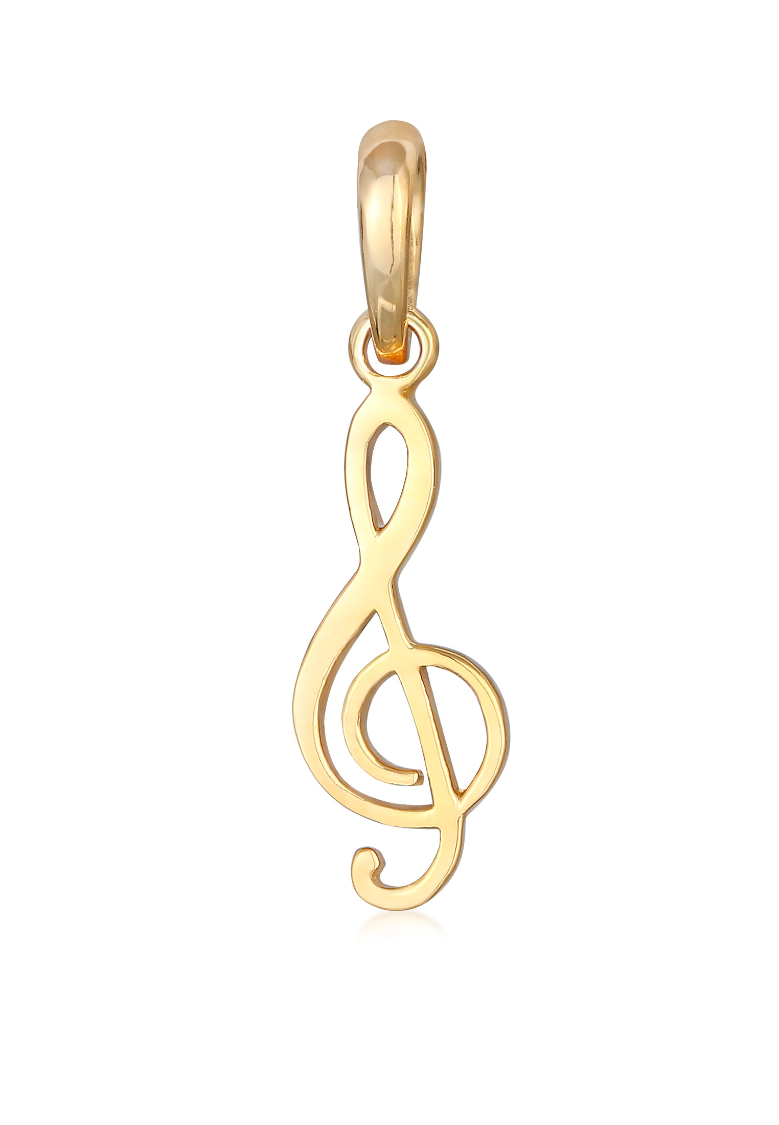 Anhänger Notenschlüssel | 925er Sterling Silber