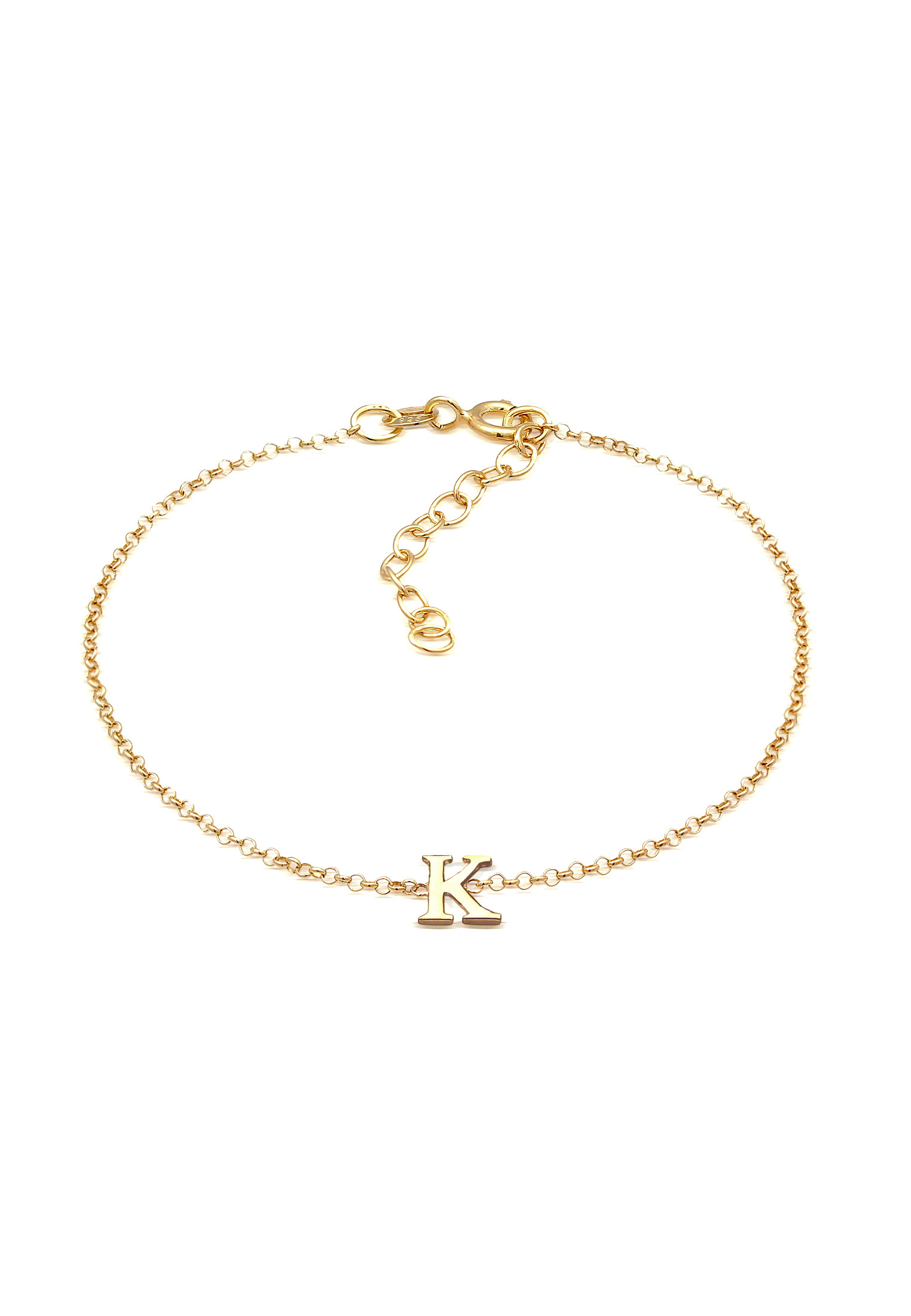 Armband Buchstabe K | 925er Sterling Silber