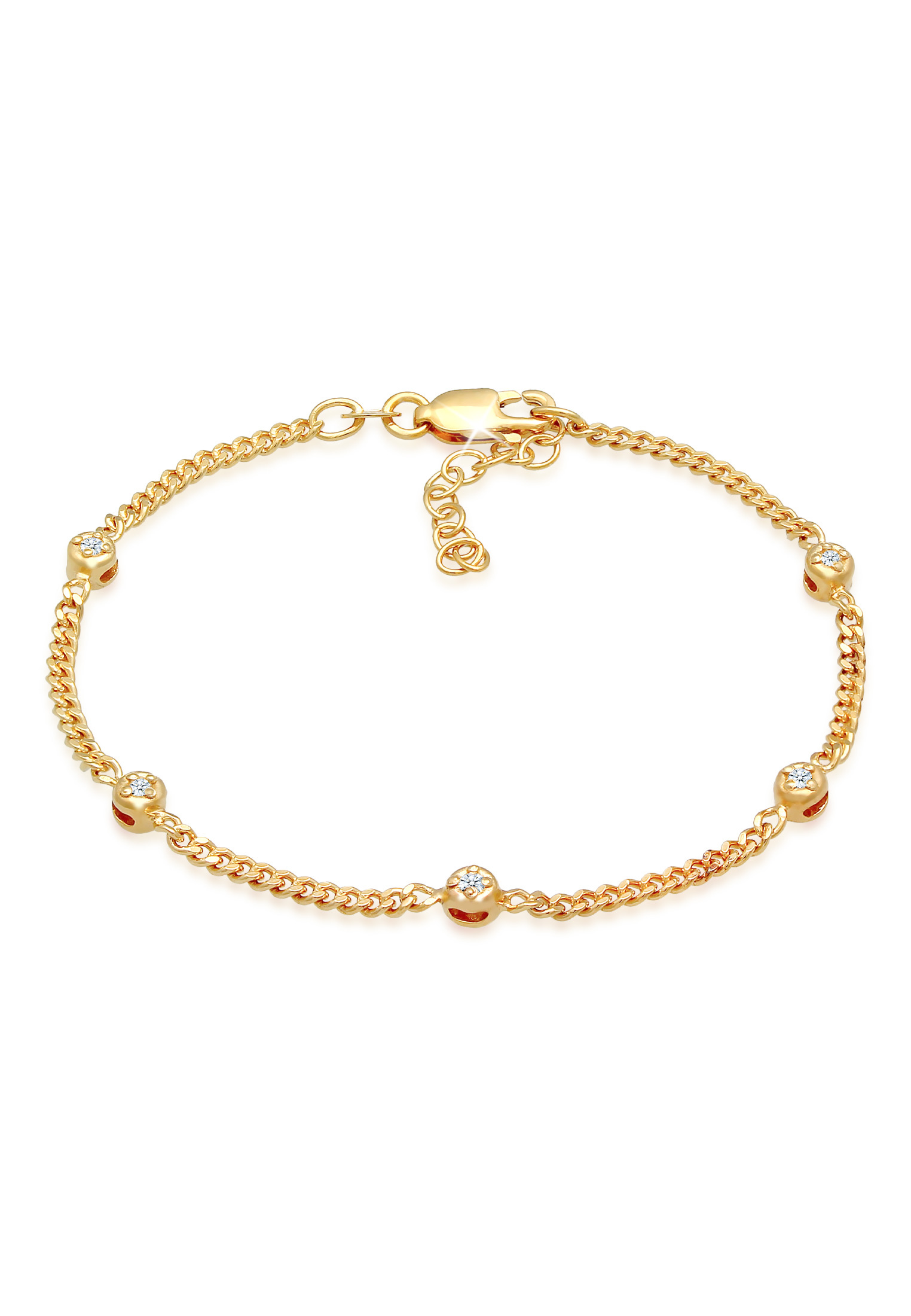 Armband Klassik | Diamant (0.075 ct) | 925er Sterling Silber