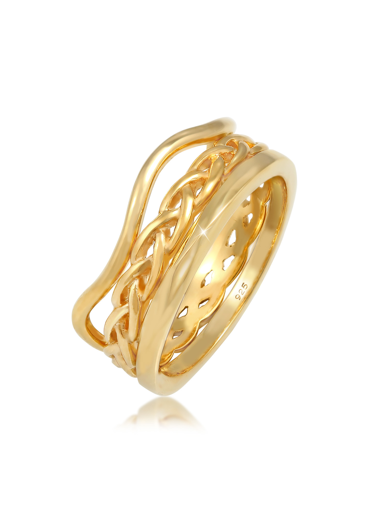 Ringset Knoten | 925er Sterling Silber