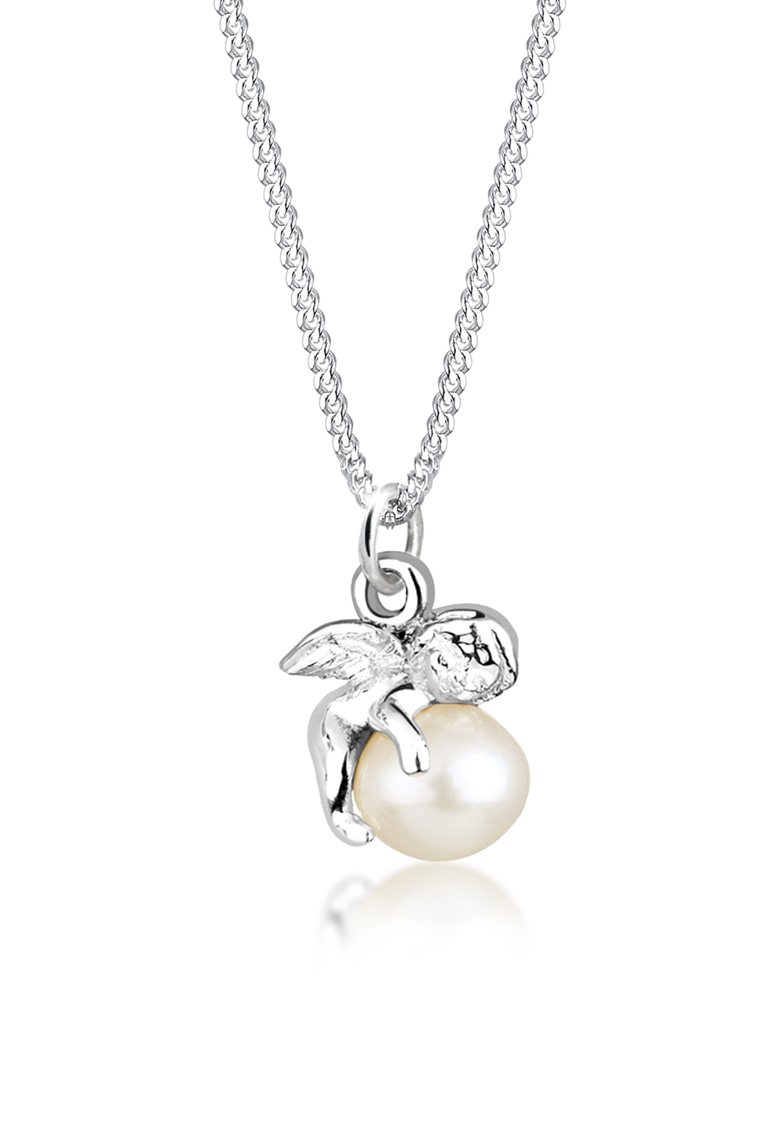 Halskette Engel | Süßwasserperle | 925er Sterling Silber