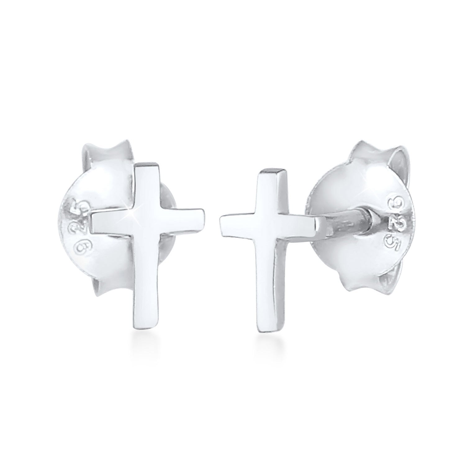 Ohrring Kreuz | 925er Sterling Silber