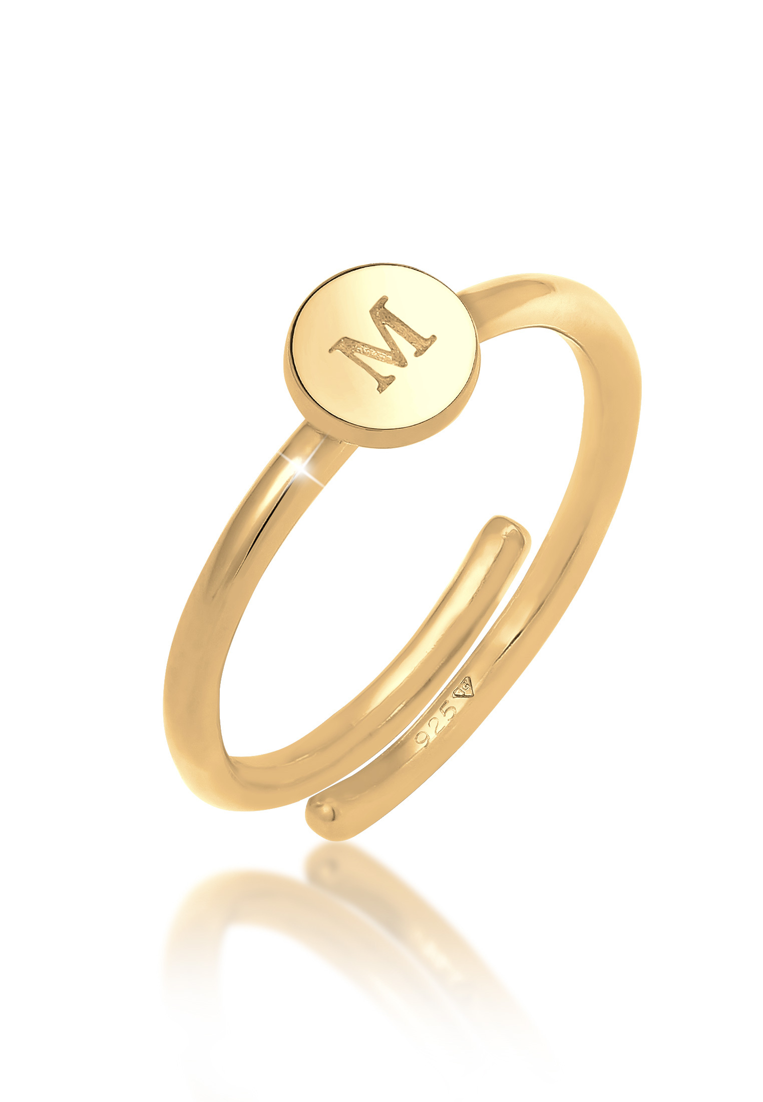 Ring Buchstabe | 925er Sterling Silber