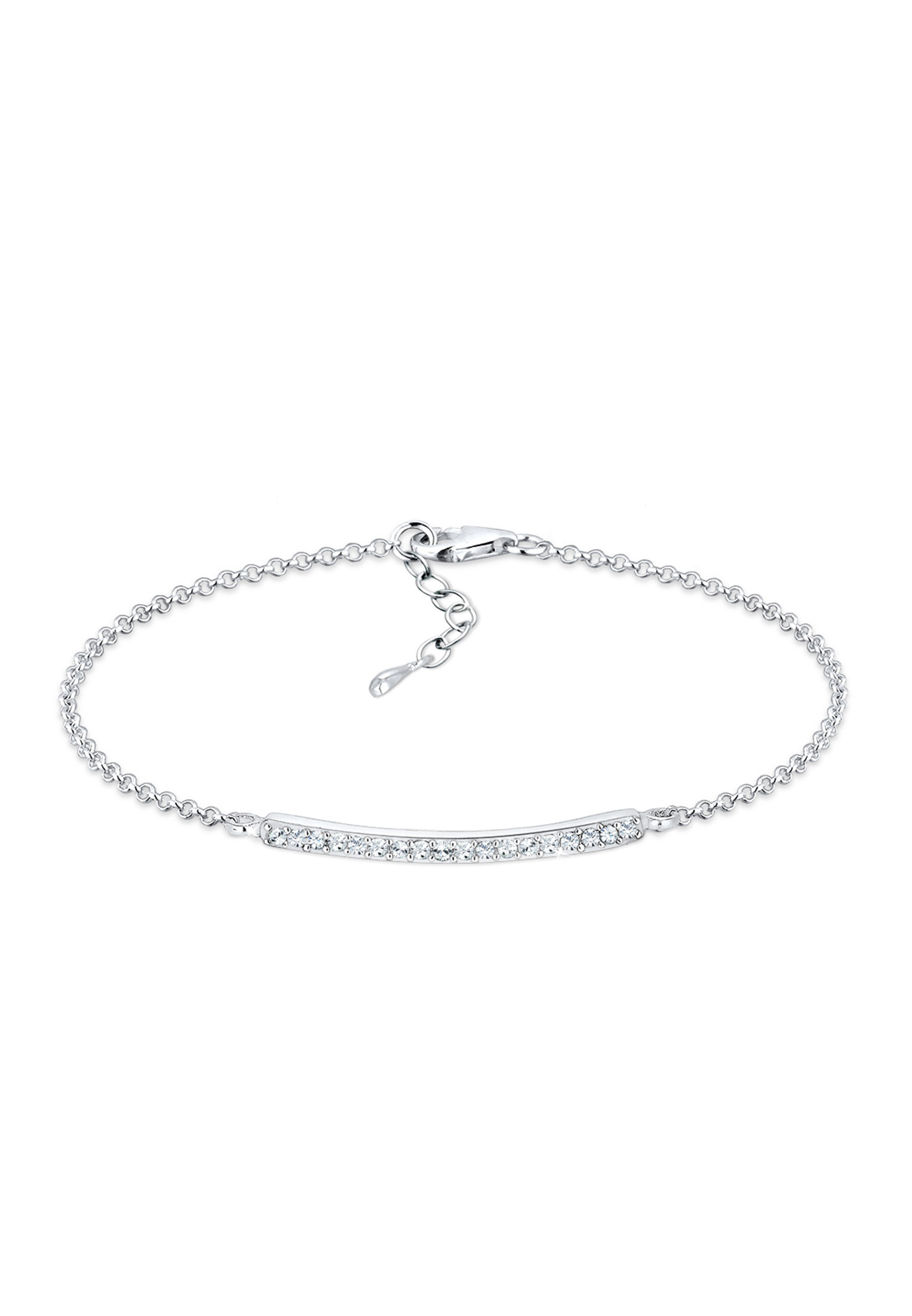 Armband | Kristall ( Weiß ) | 925er Sterling Silber