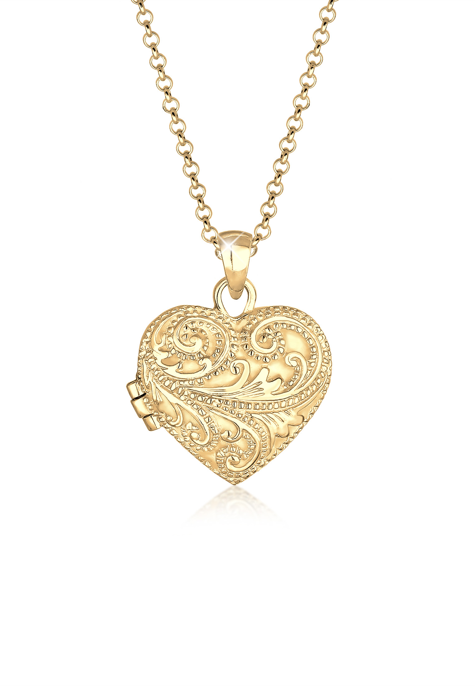 Halskette Herz | 925 Sterling Silber vergoldet