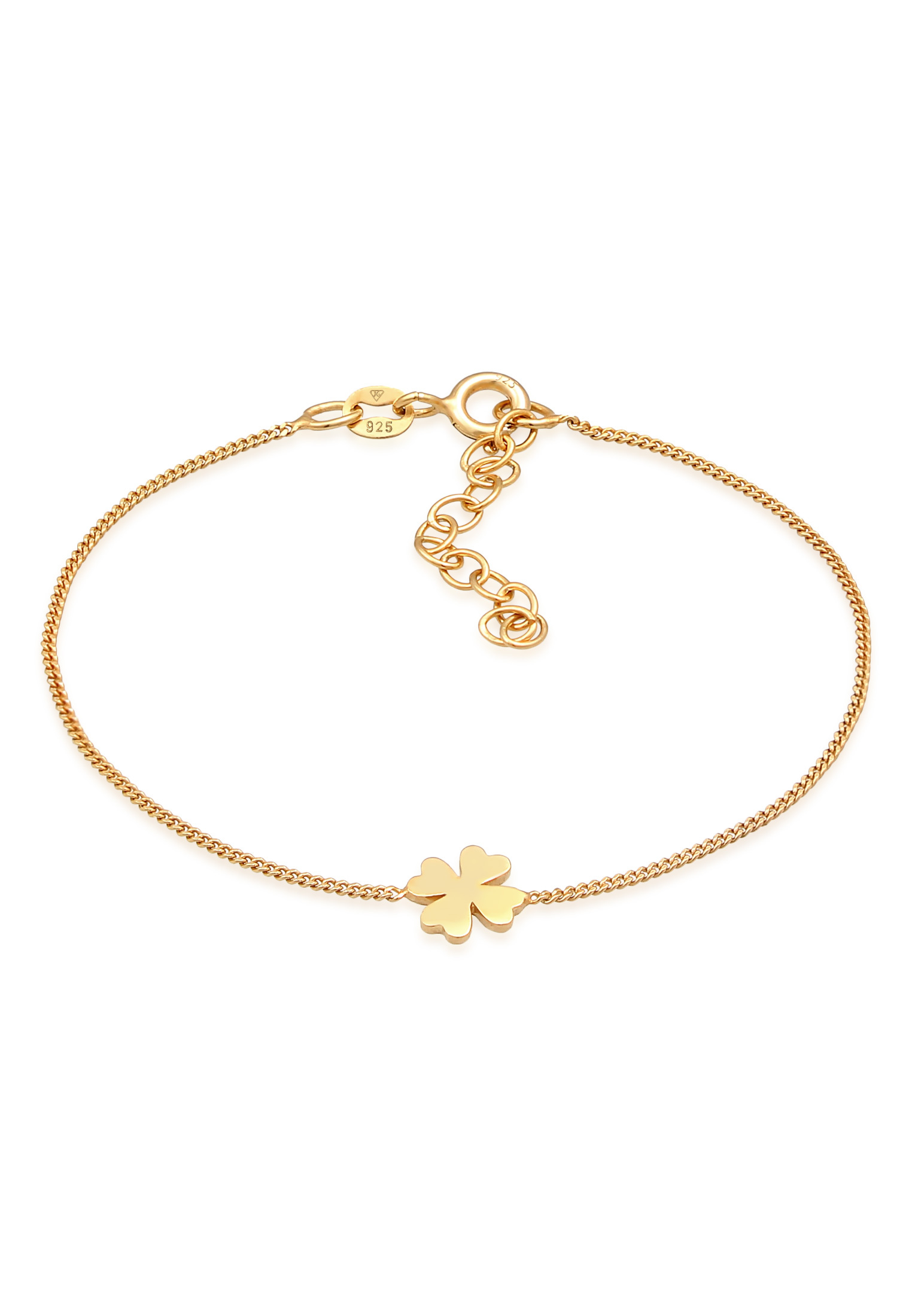 Armband Kleeblatt | 925er Sterling Silber