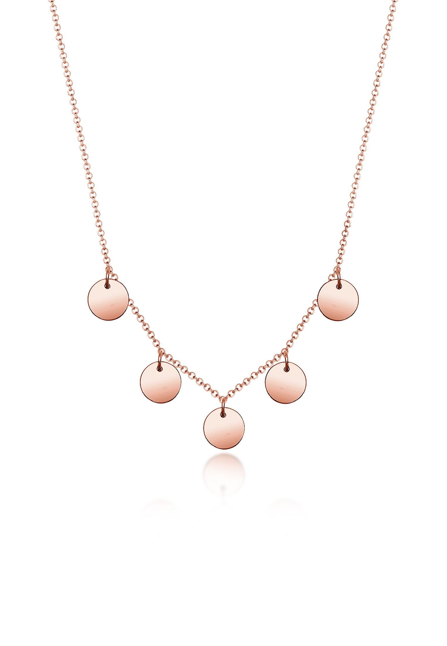 Halskette Plättchen Basic | 925er Sterling Silber