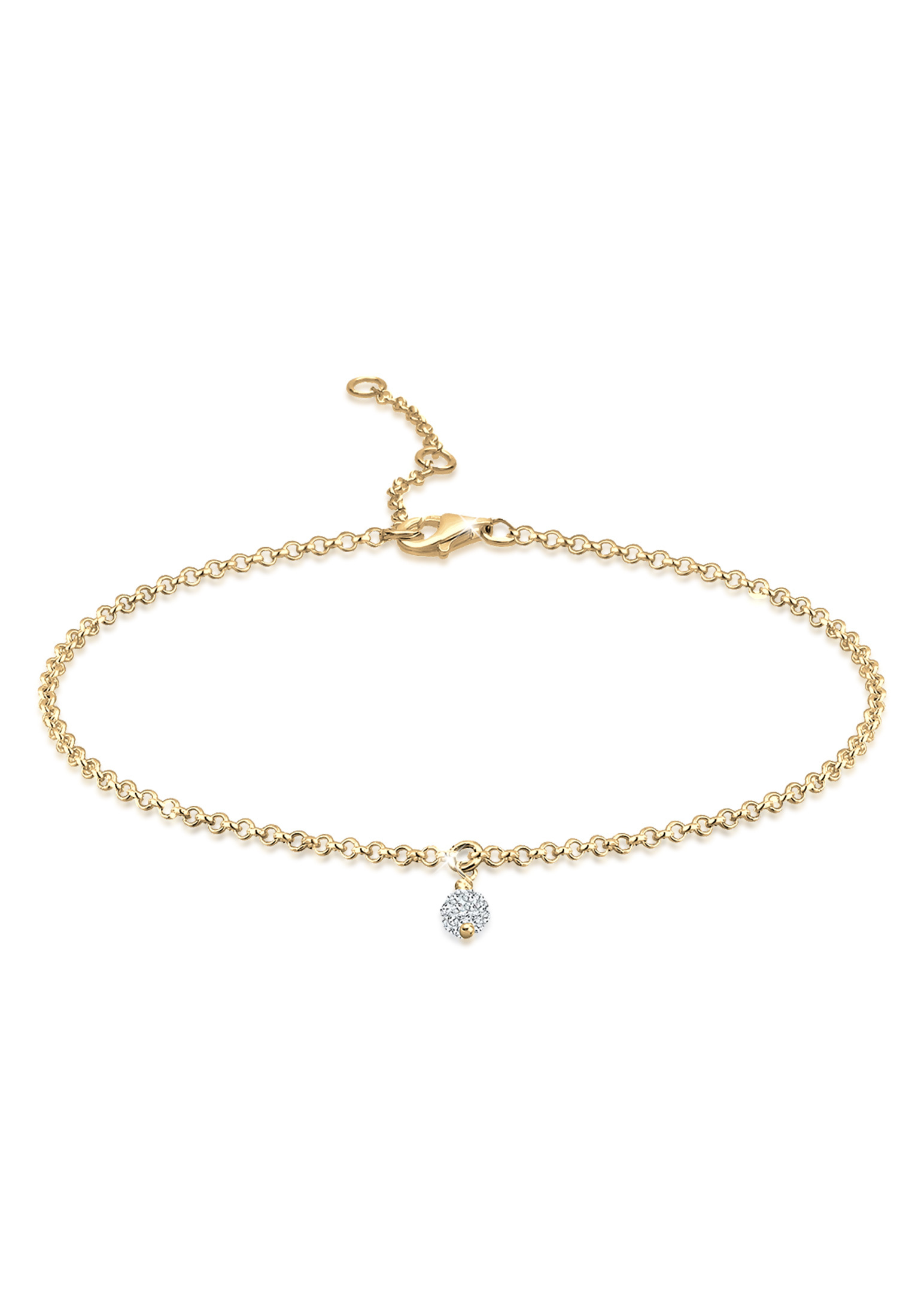 Armband Kugel | Kristall ( Weiß ) | 925er Sterling Silber