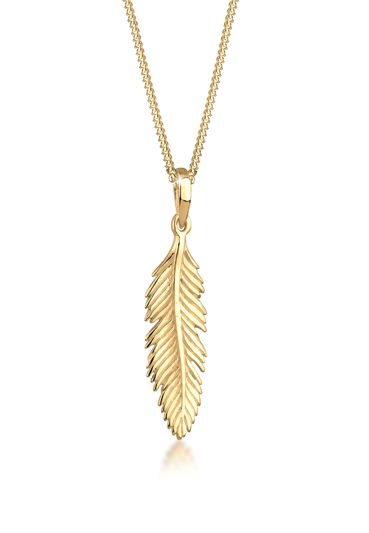 Halskette Feder | 925er Sterling Silber
