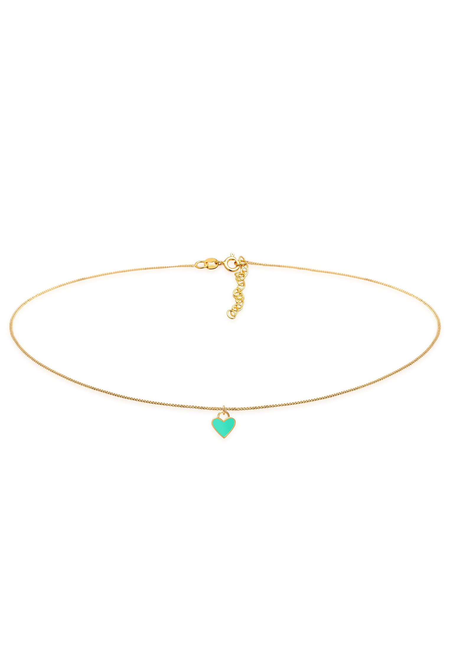 Choker Herz | Emaille | 925er Sterling Silber