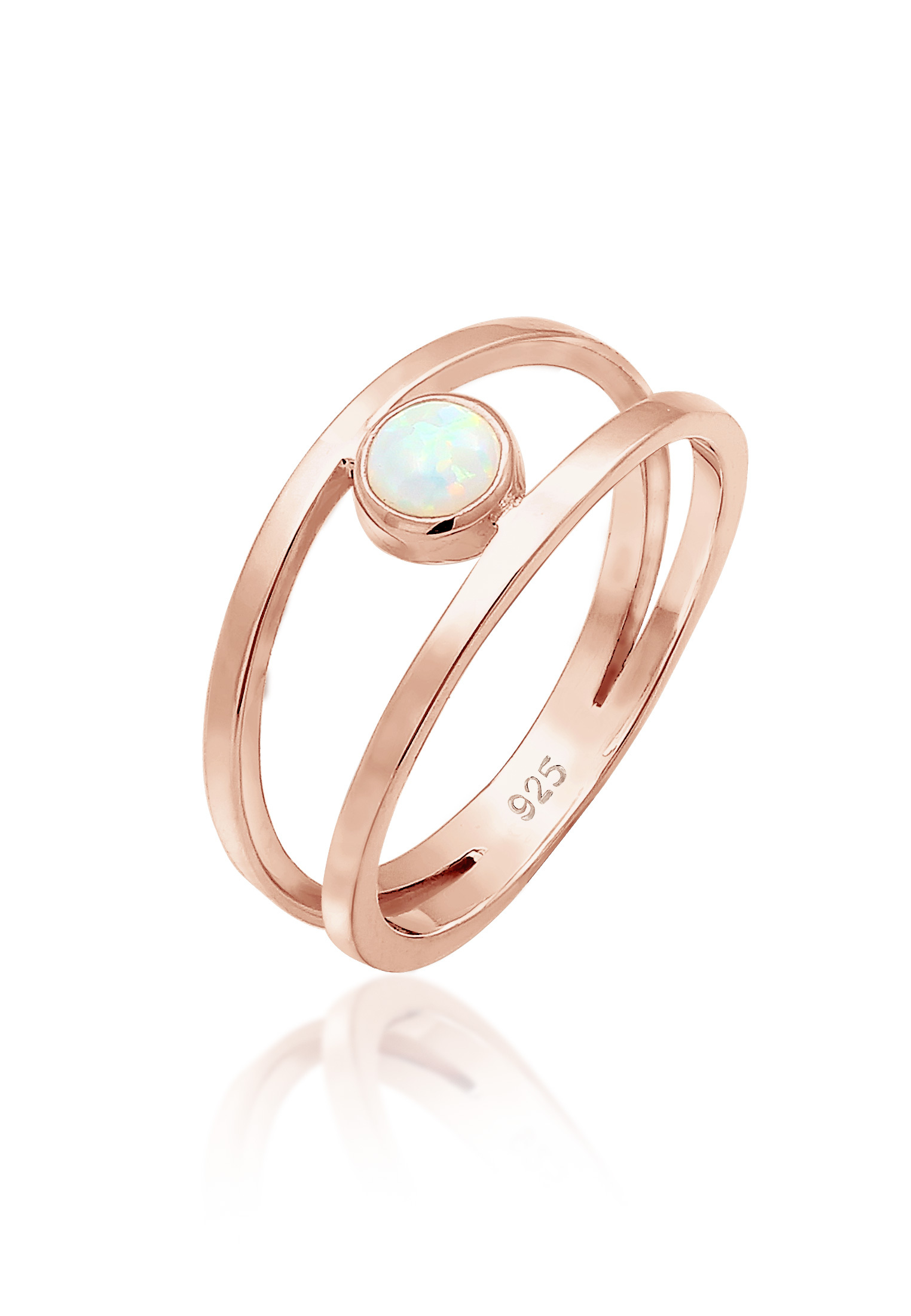 Ring | Opal ( Weiß ) | 925er Sterling Silber