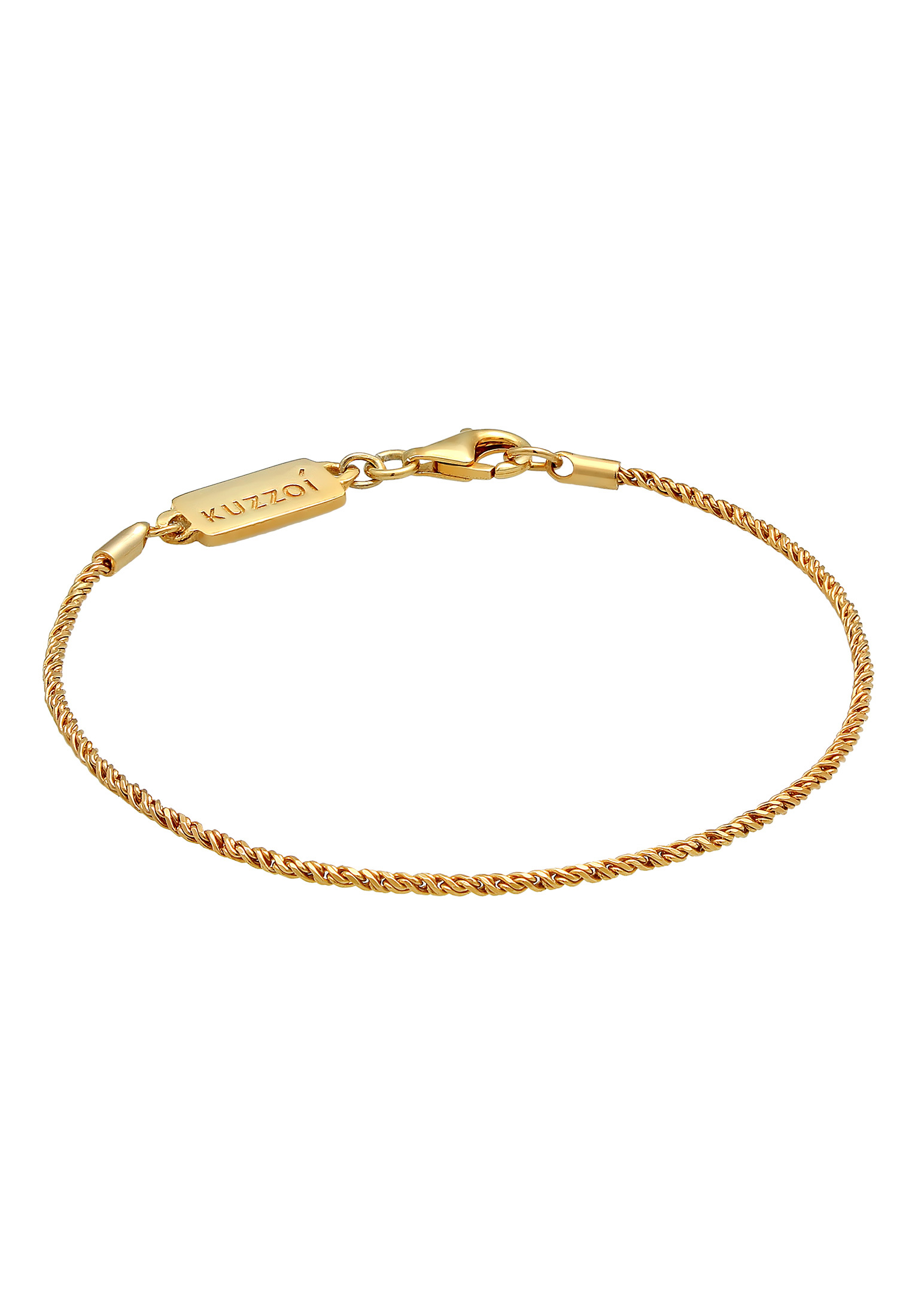 Armband Basic Kordelkette | 925er Sterling Silber
