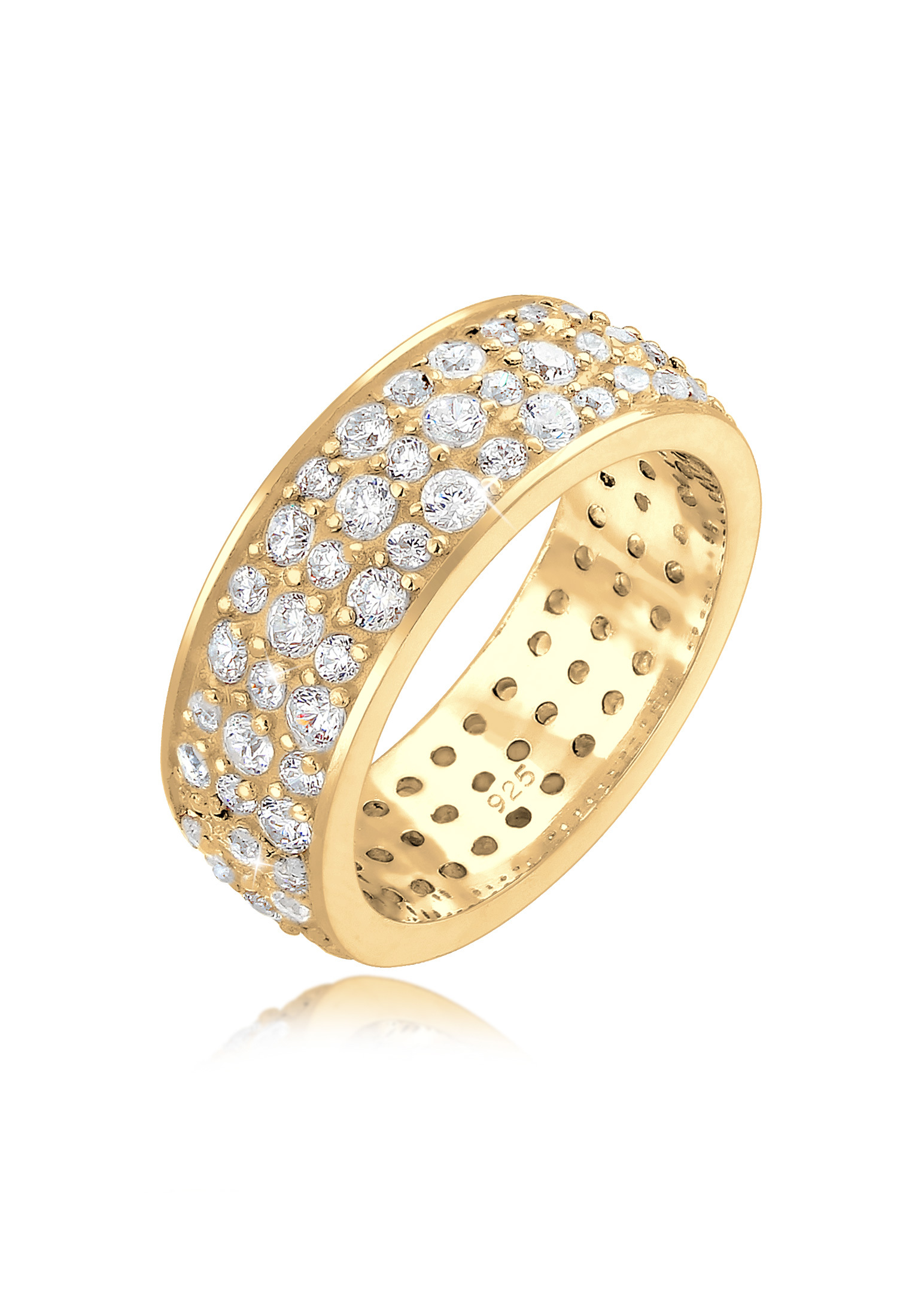 Bandring | Zirkonia ( Weiß ) | 925er Sterling Silber