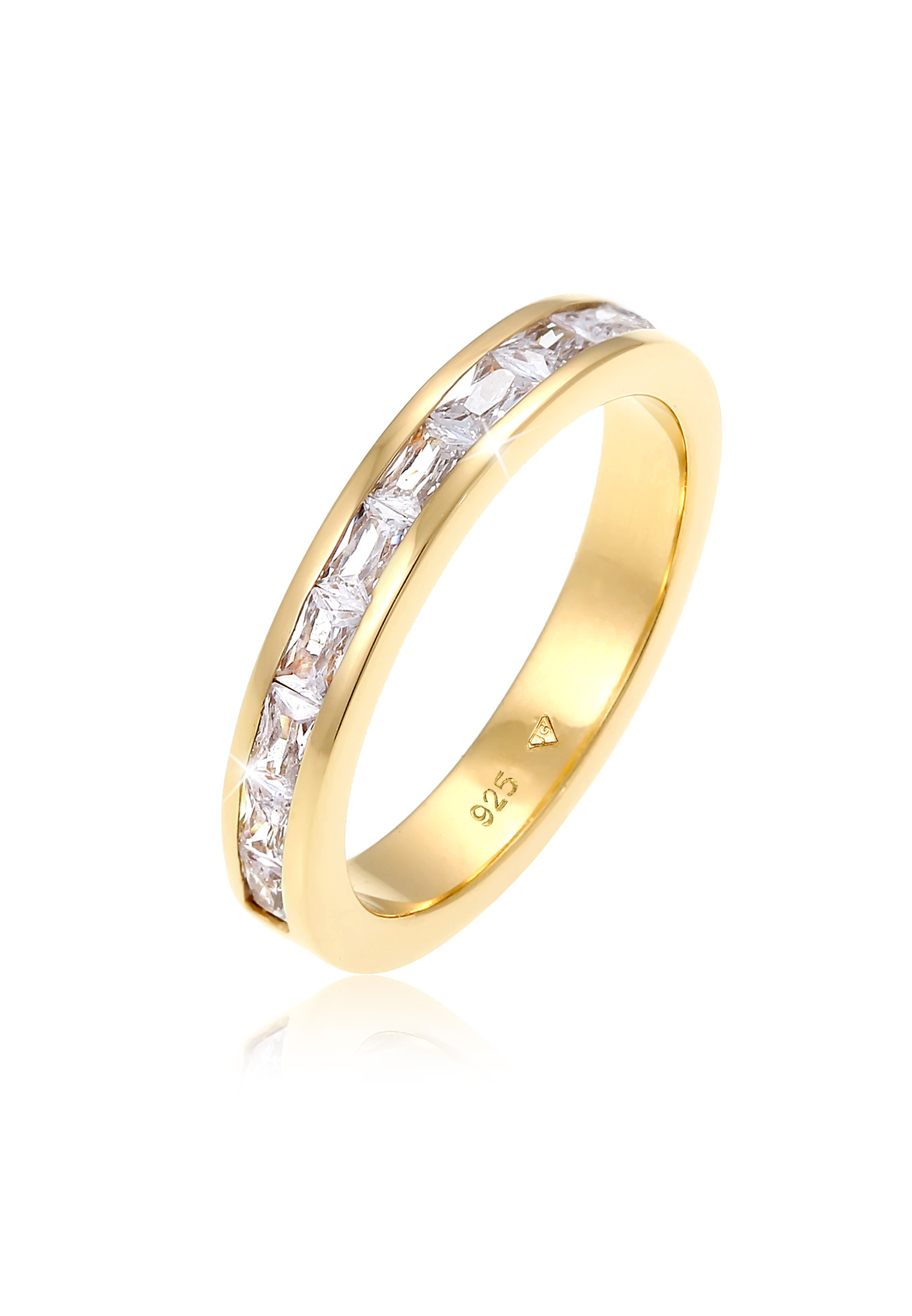 Ring Verlobungsring | Zirkonia ( Weiß ) | 925er Sterling Silber
