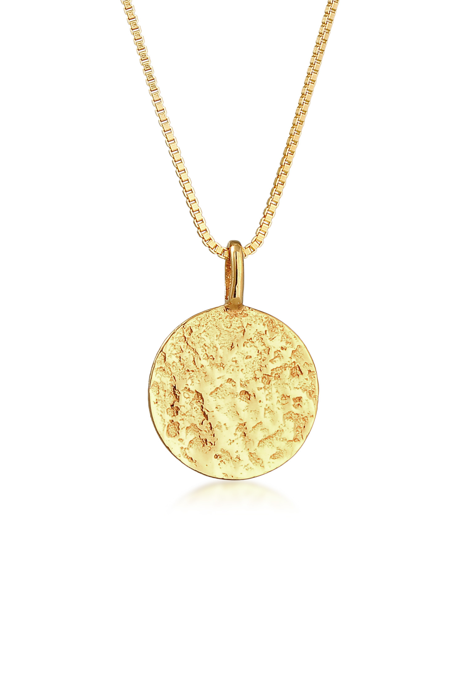 Halskette Plättchen Organic | 925er Sterling Silber