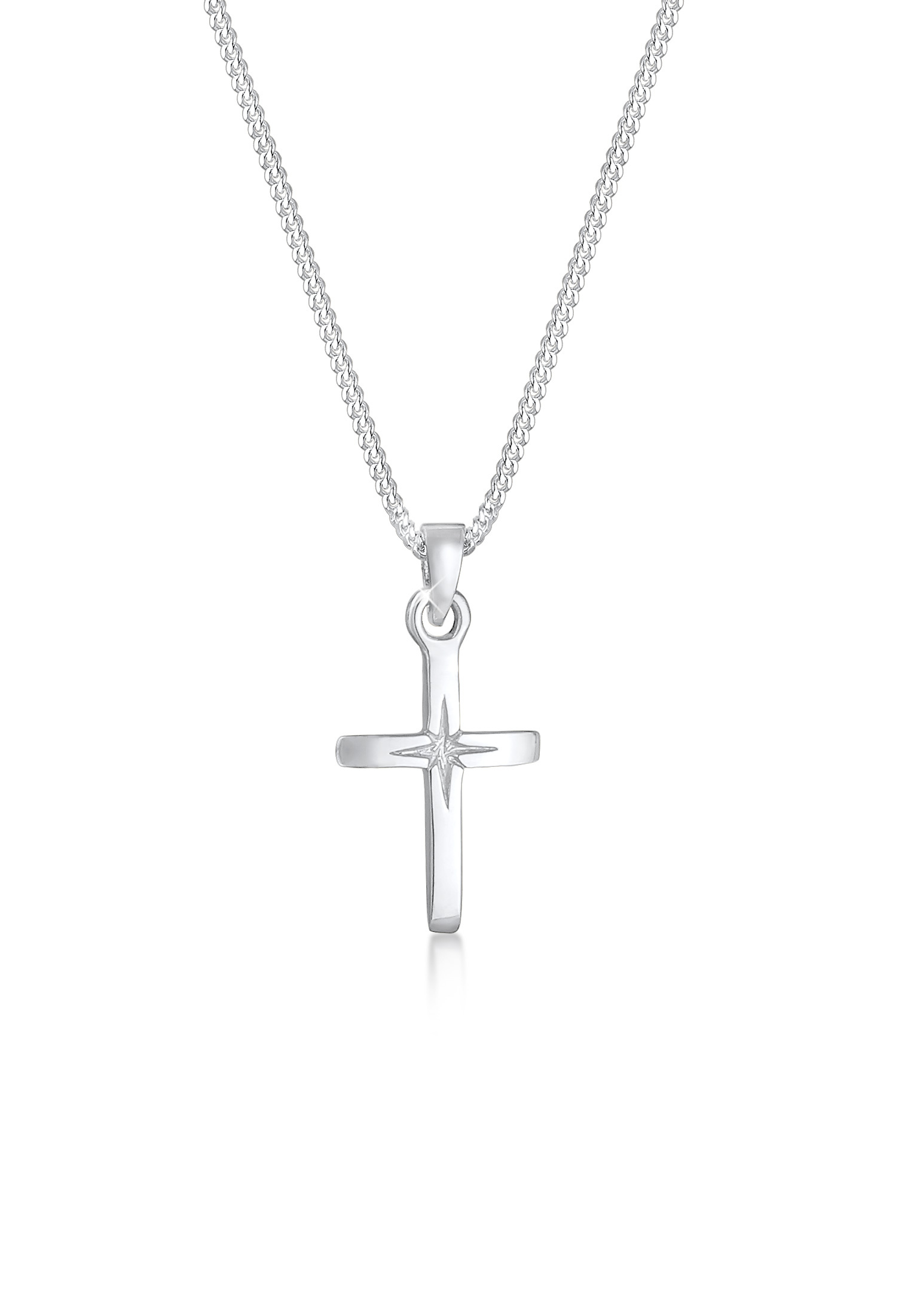 Halskette Kreuz | 925 Sterling Silber vergoldet