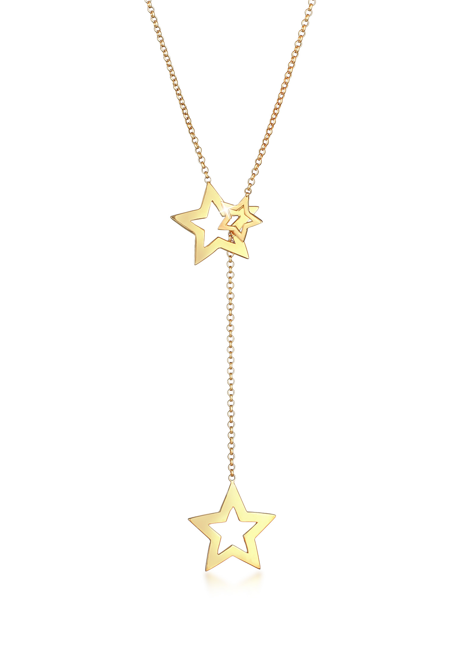 Y-Halskette Stern | 925er Sterling Silber