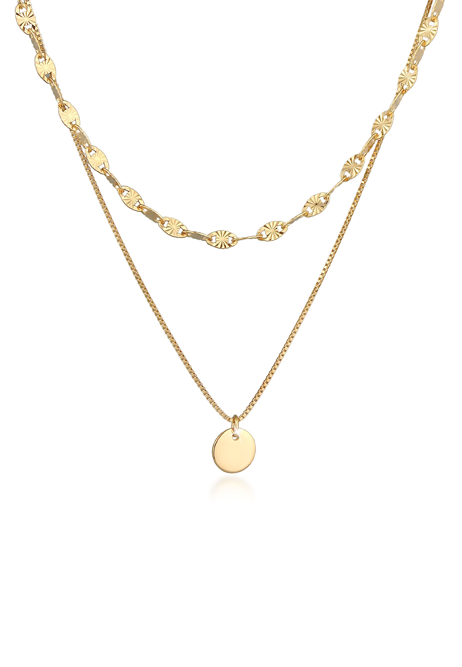 Vintage-Layer-Halskette | 925er Sterling Silber