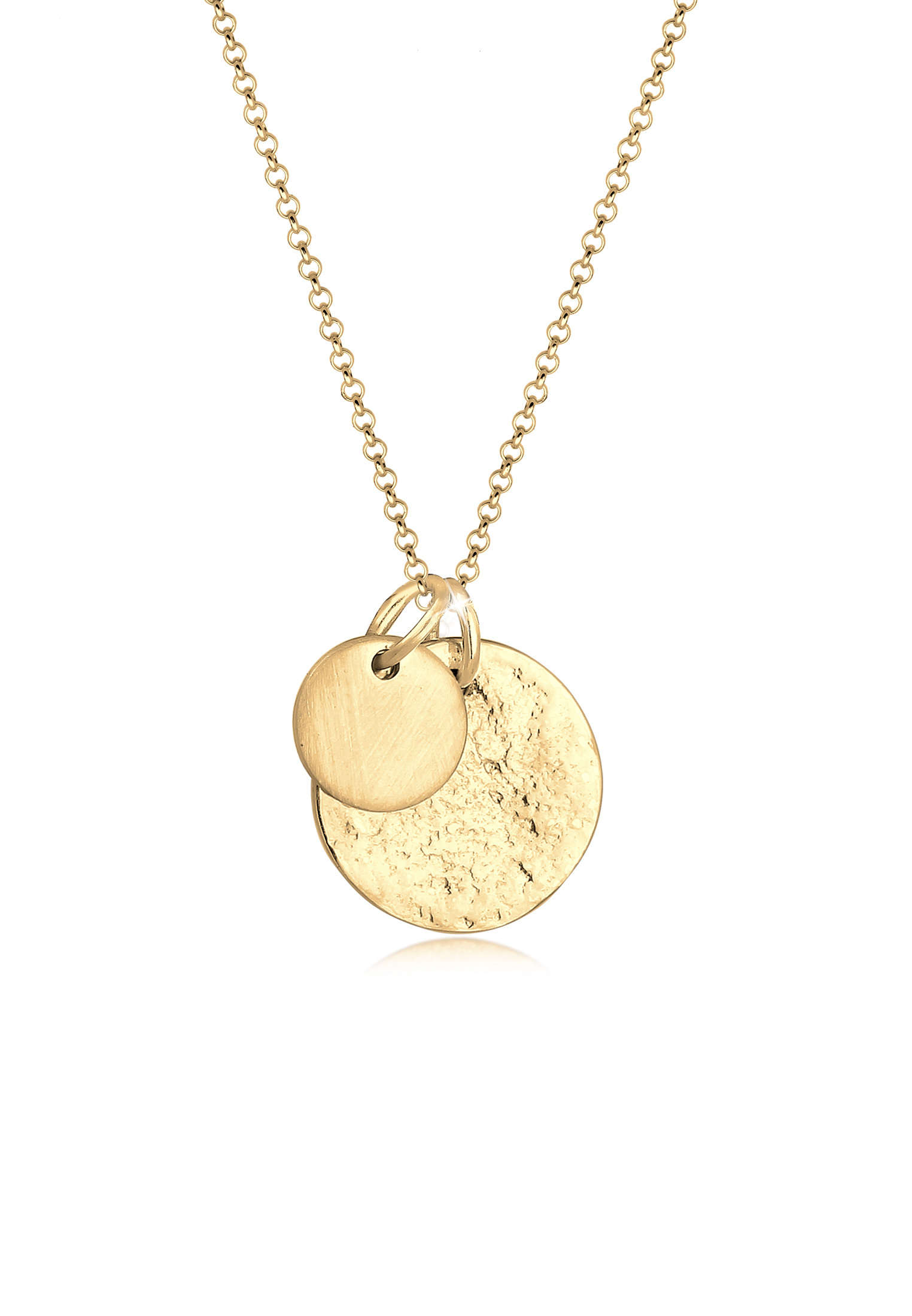 Halskette Plättchen Organic | 925 Sterling Silber