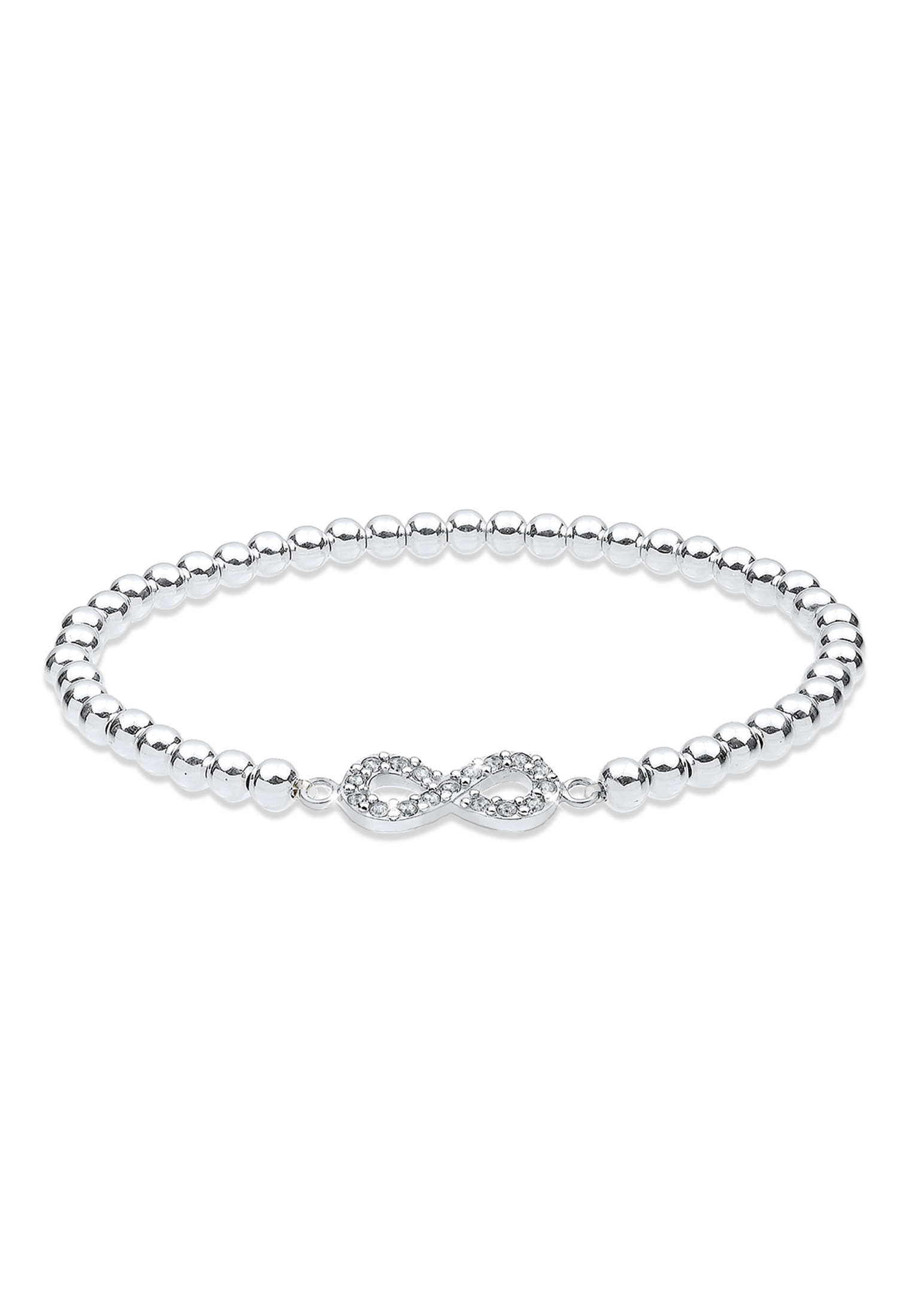 Armband Infinity | Kristall ( Weiß ) | 925er Sterling Silber