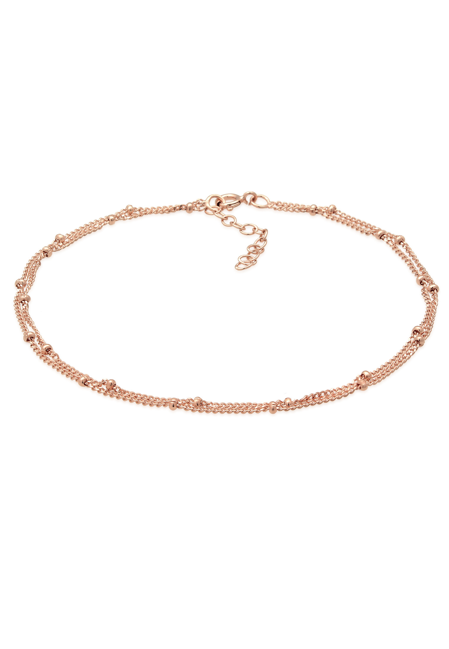 Layer-Fußkettchen Kugeln | 925er Sterling Silber