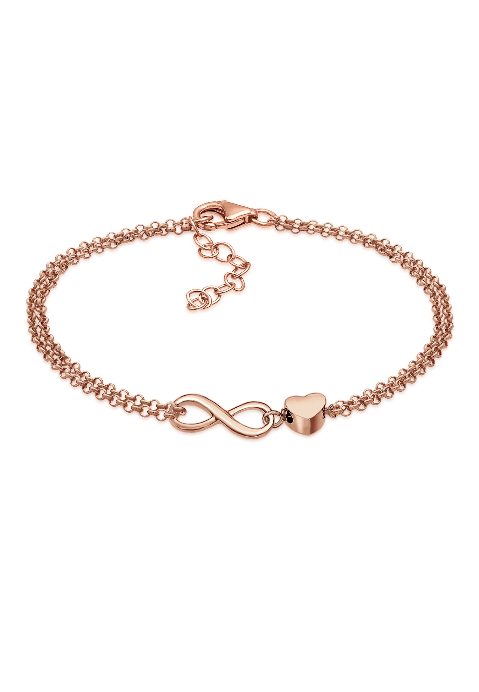 Armband Herz & Infinity | 925er Sterling Silber