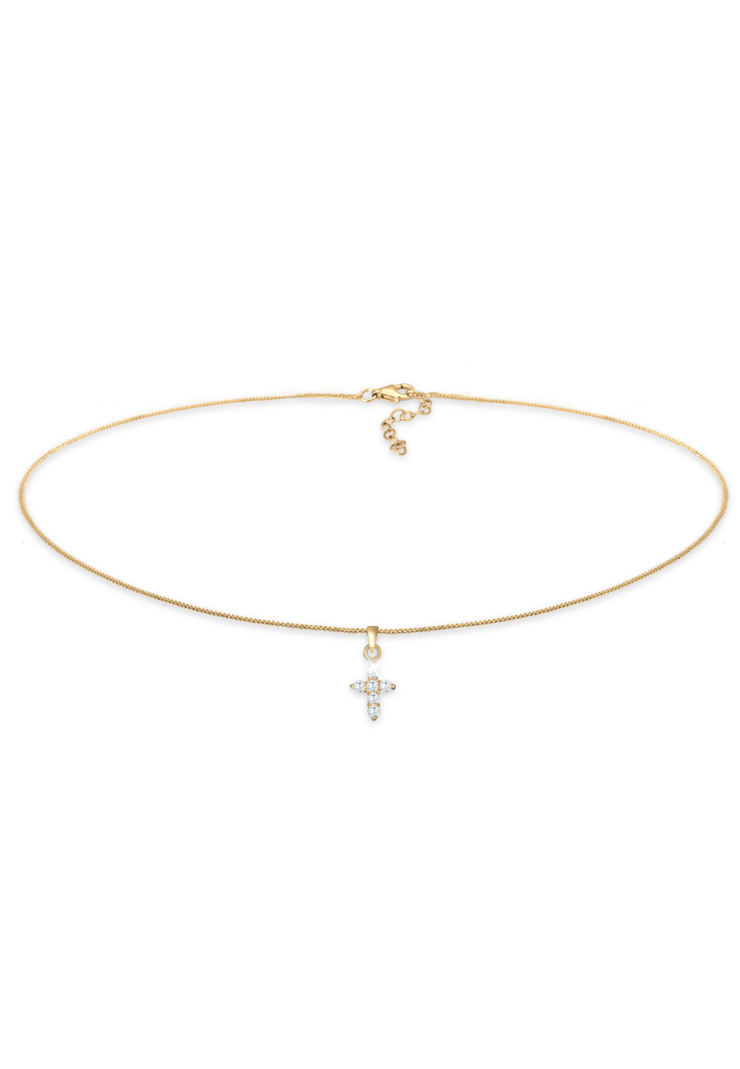 Choker | Zirkonia ( Weiß ) | 925er Sterling Silber