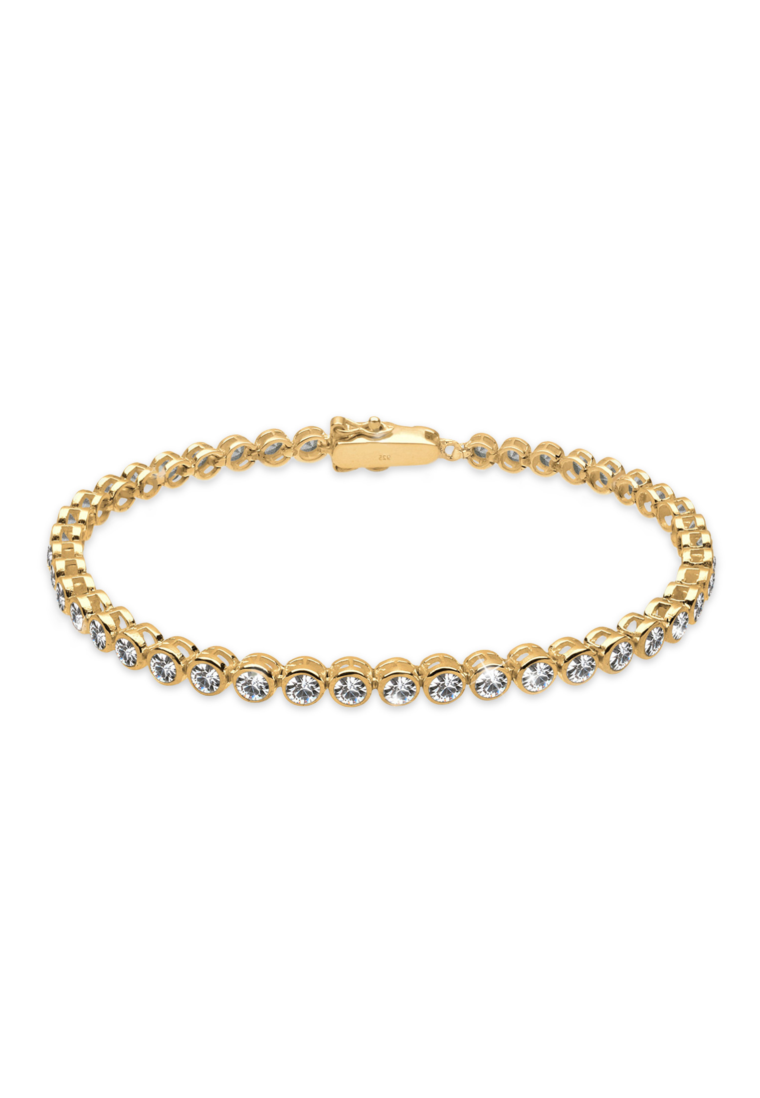 Tennisarmband | Kristall ( Weiß ) | 925er Sterling Silber