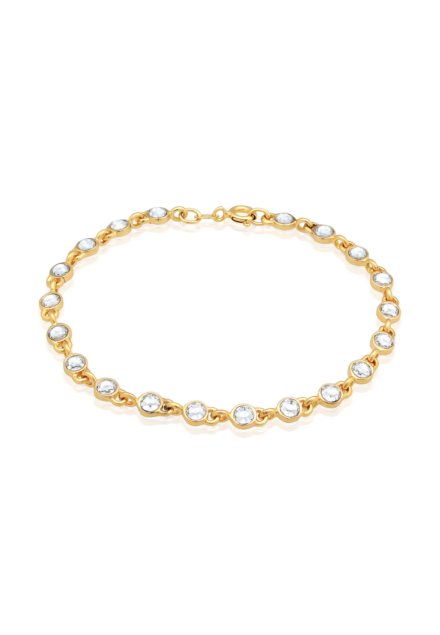 Tennisarmband Kristalle Modern Klassisch 925 Silber