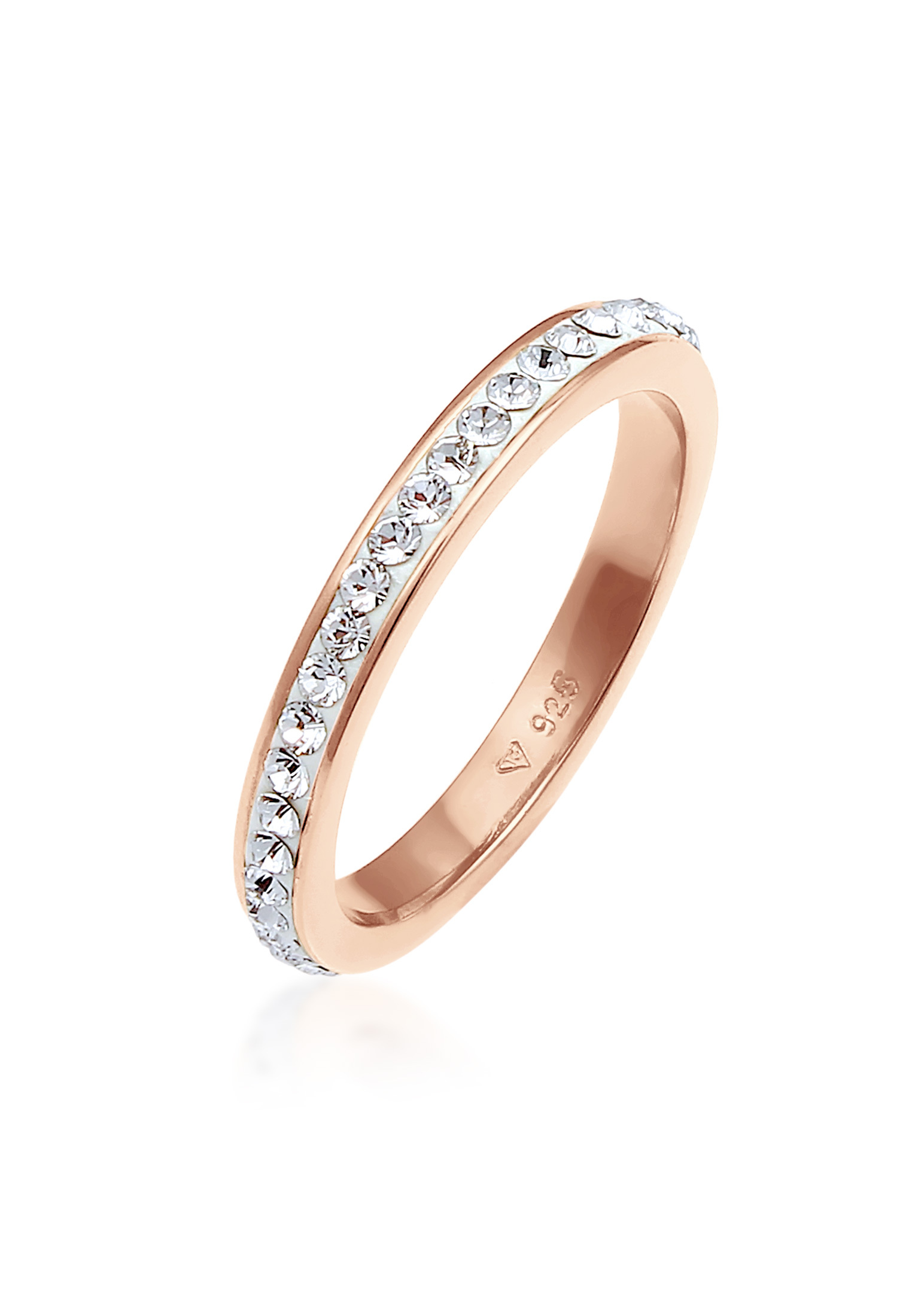 Bandring | Kristall ( Weiß ) | 925er Sterling Silber