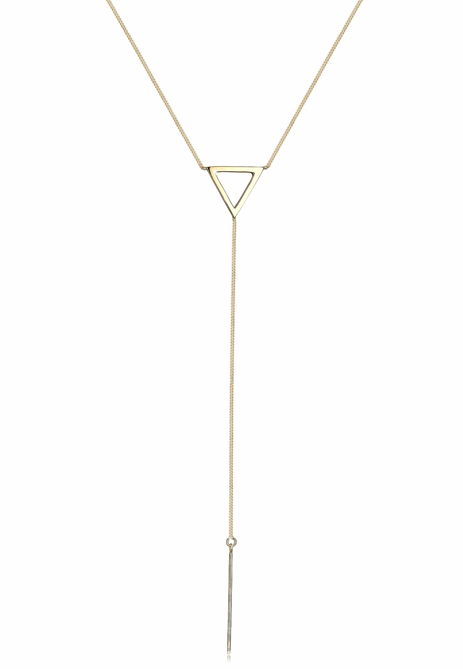Y-Halskette Dreieck | 925er Sterling Silber