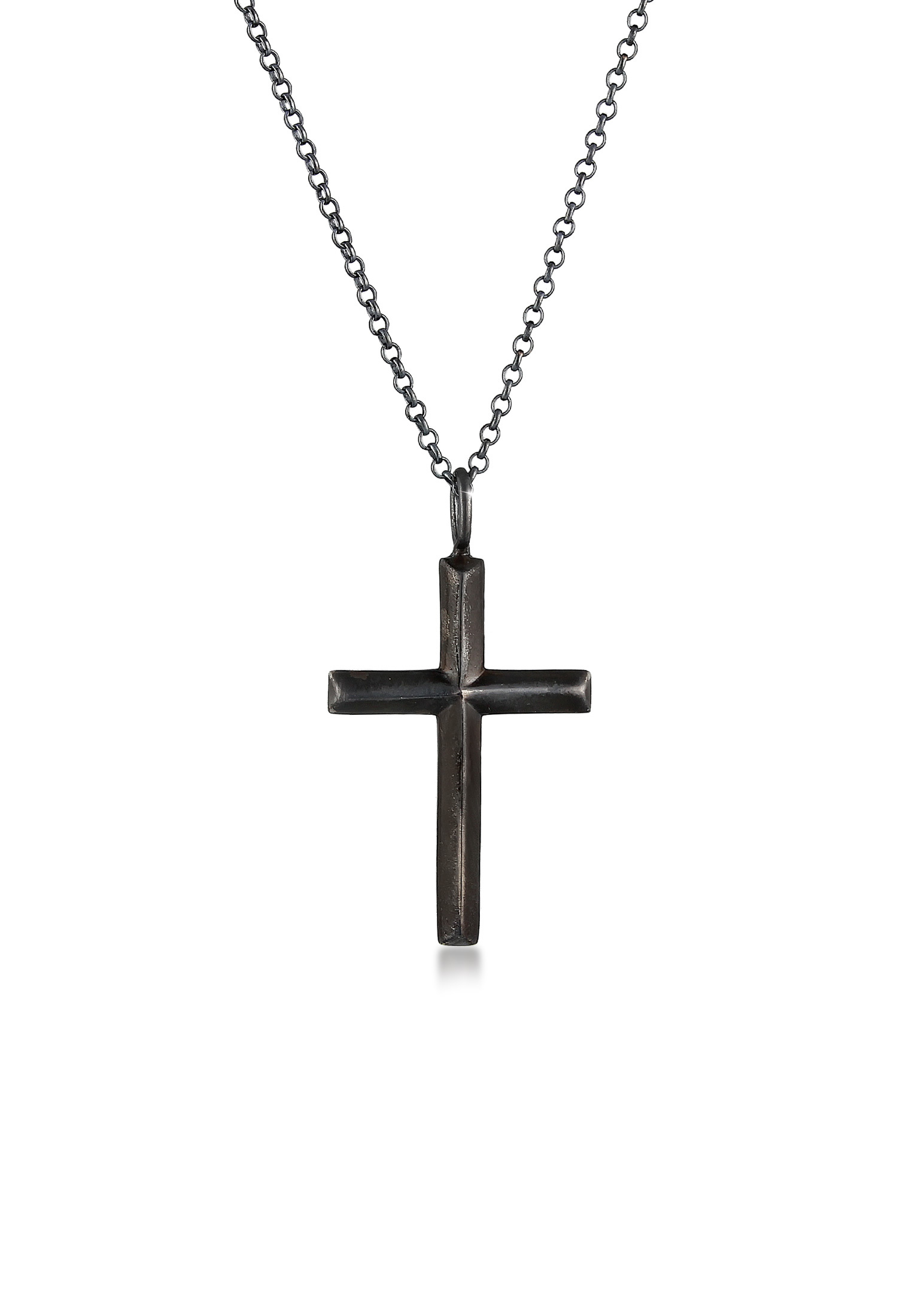 Lange Halskette Kreuz | 925er Sterling Silber