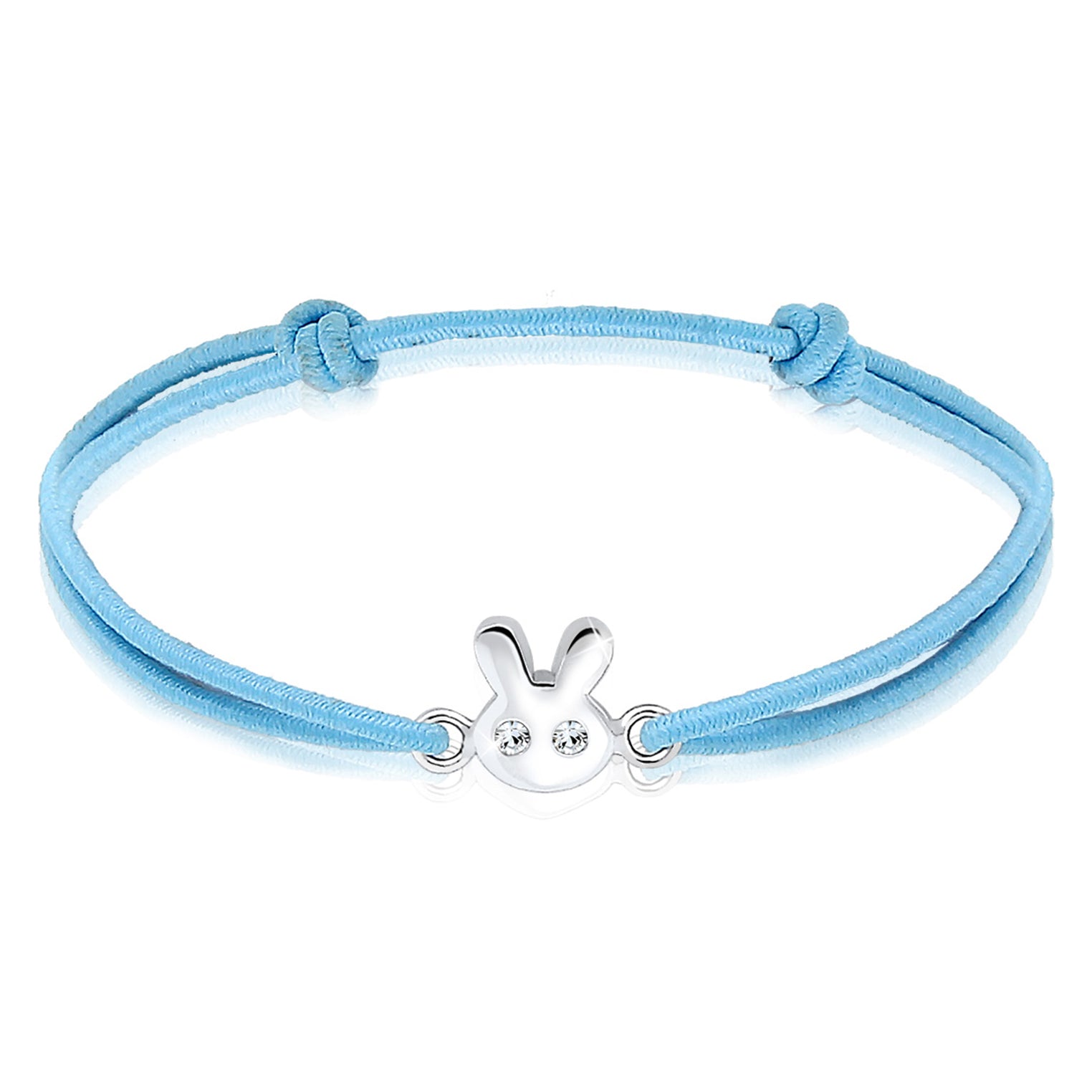 Armband Hase | Kristall ( Weiß ) | 925er Sterling Silber