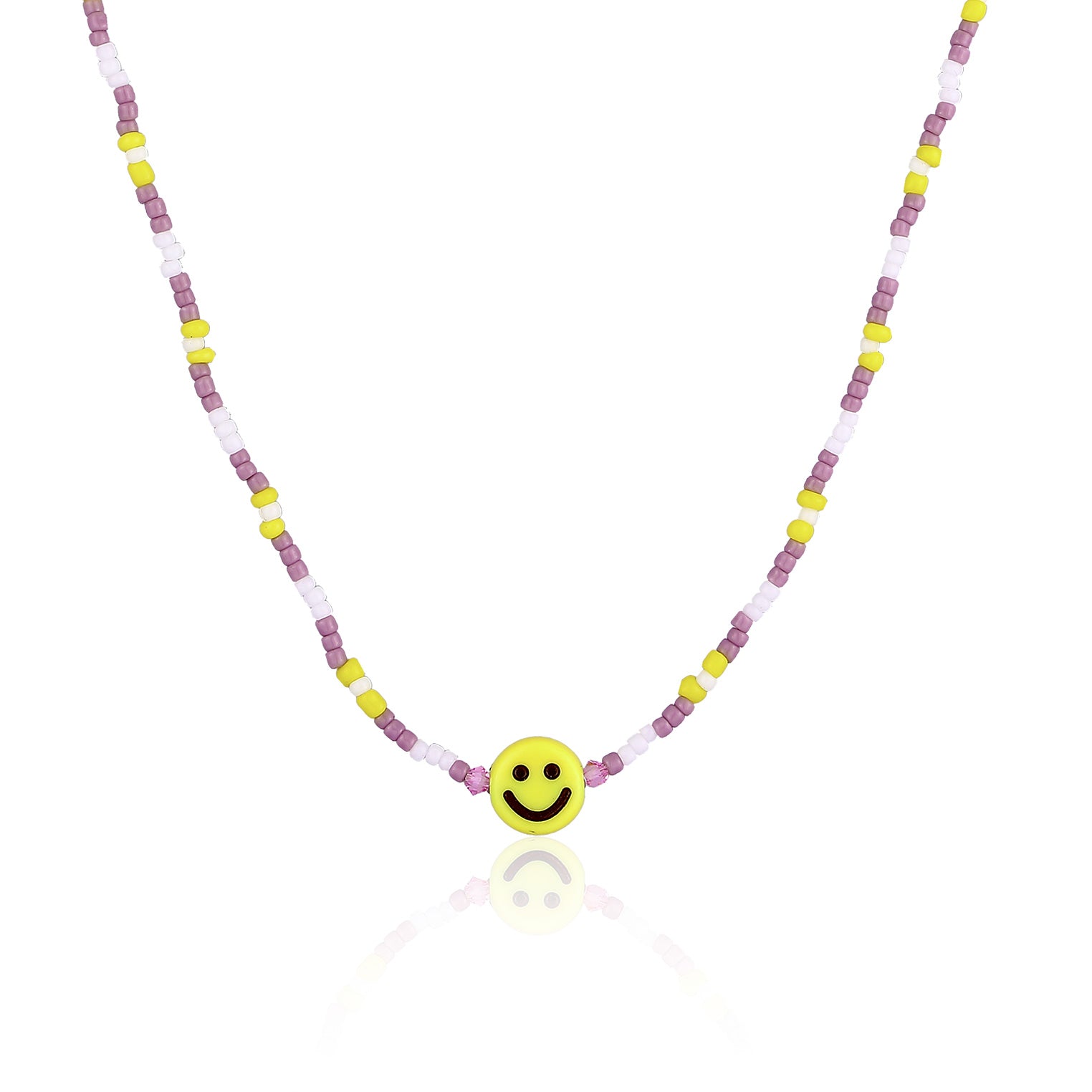 Halskette Emoji Beads | Süßwasserperlen | 925er Sterling Silber
