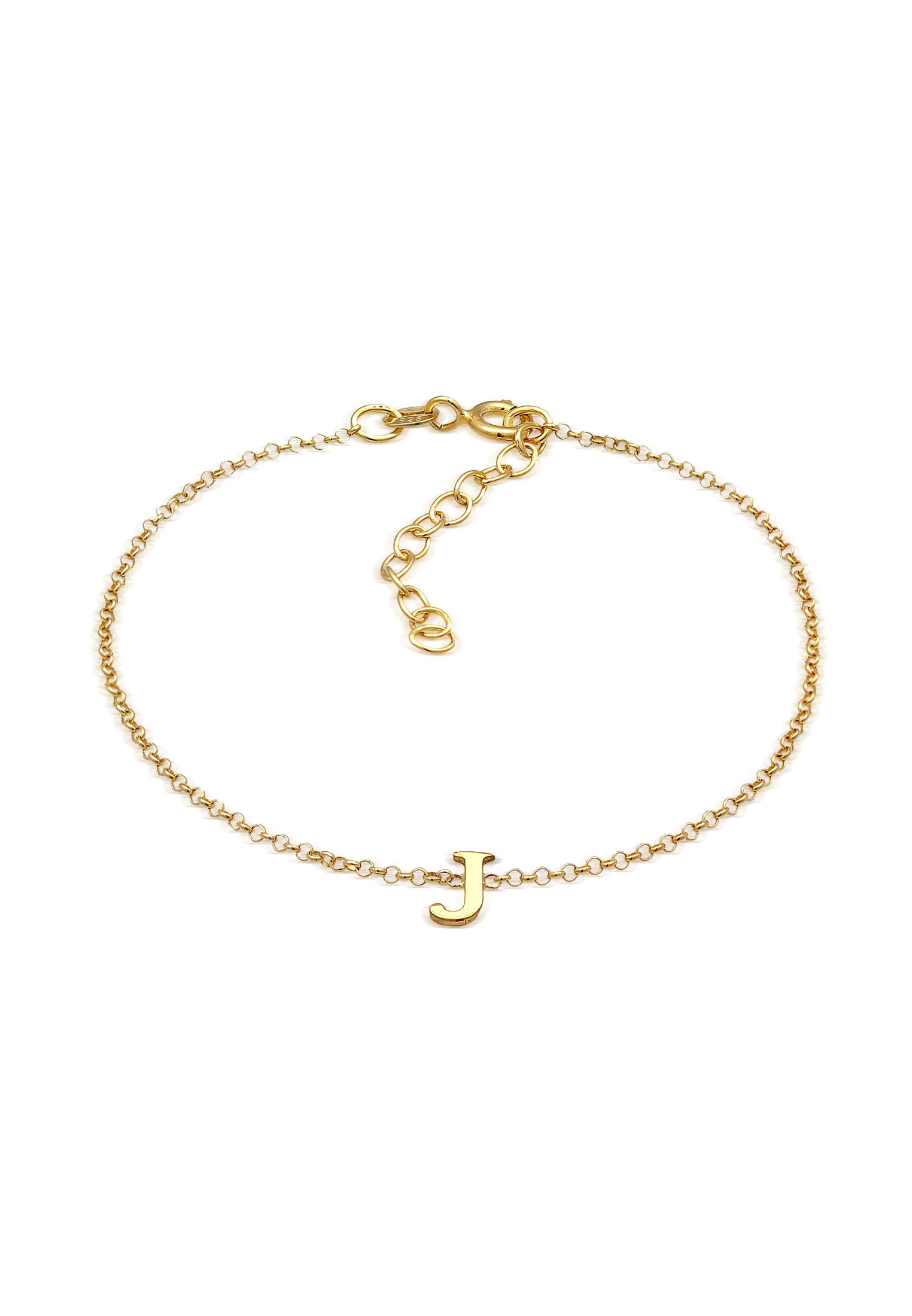 Armband Buchstabe J | 925er Sterling Silber