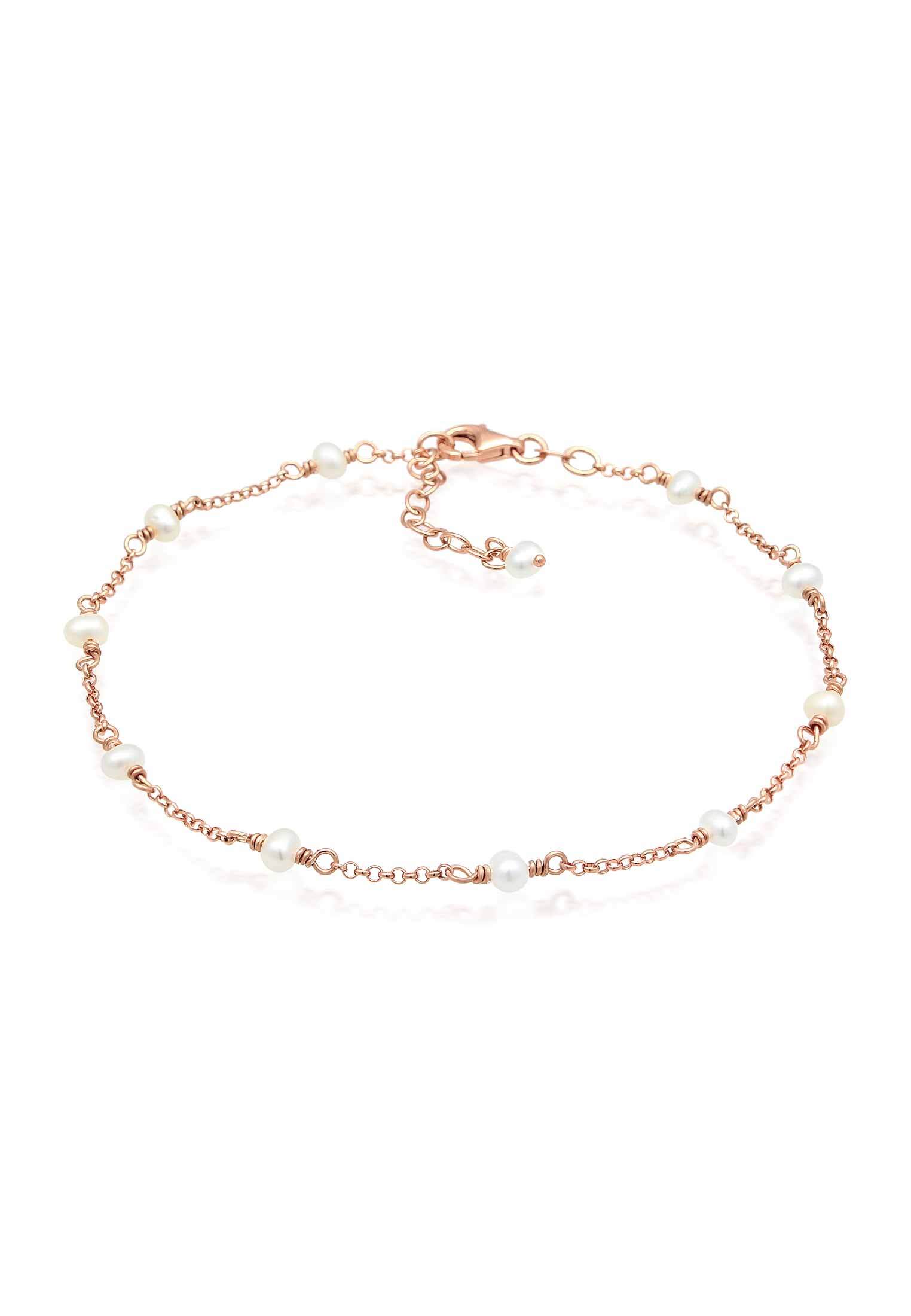 Fußkettchen | Süßwasserperle | 925er Sterling Silber
