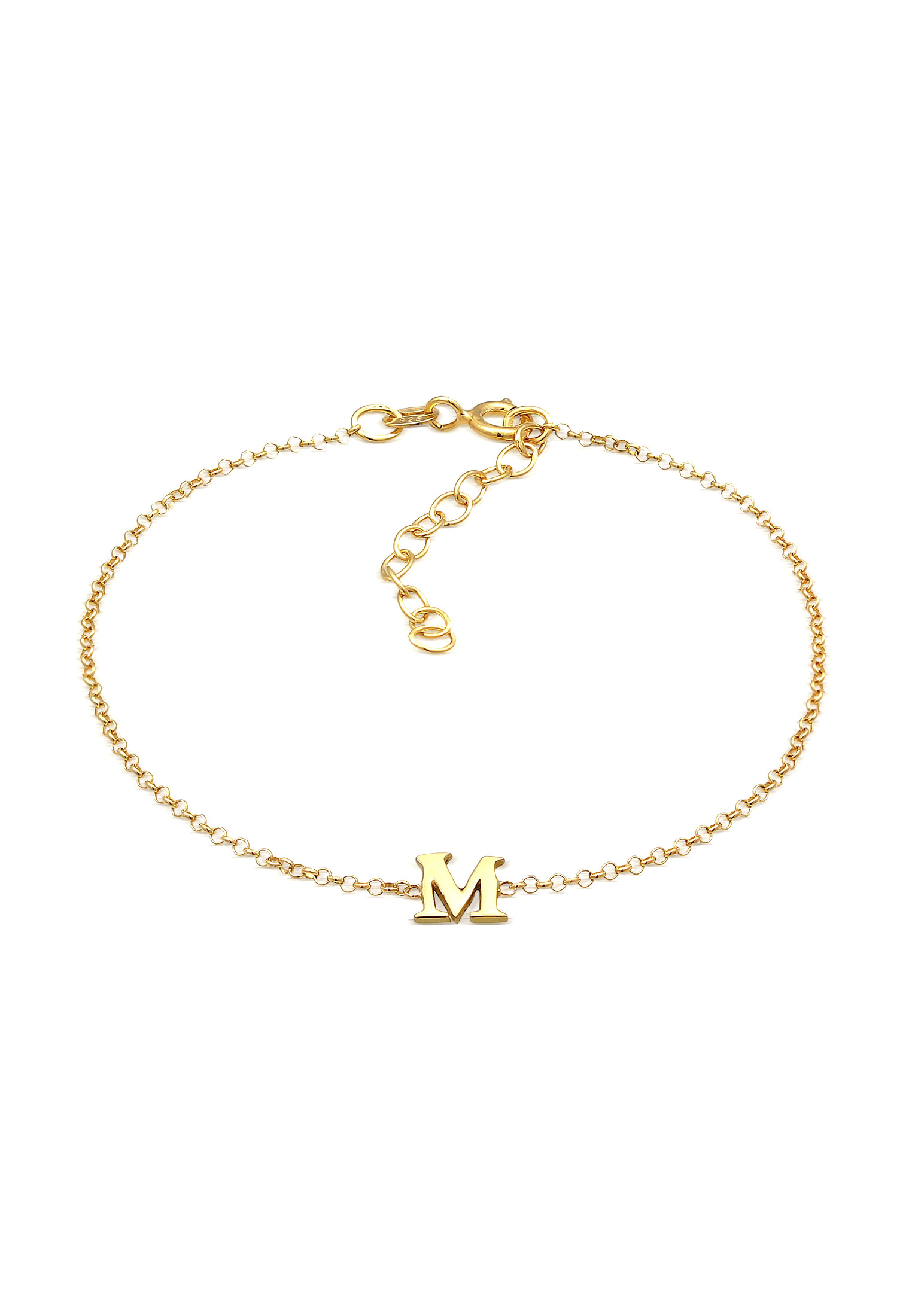 Armband Buchstabe M | 925er Sterling Silber